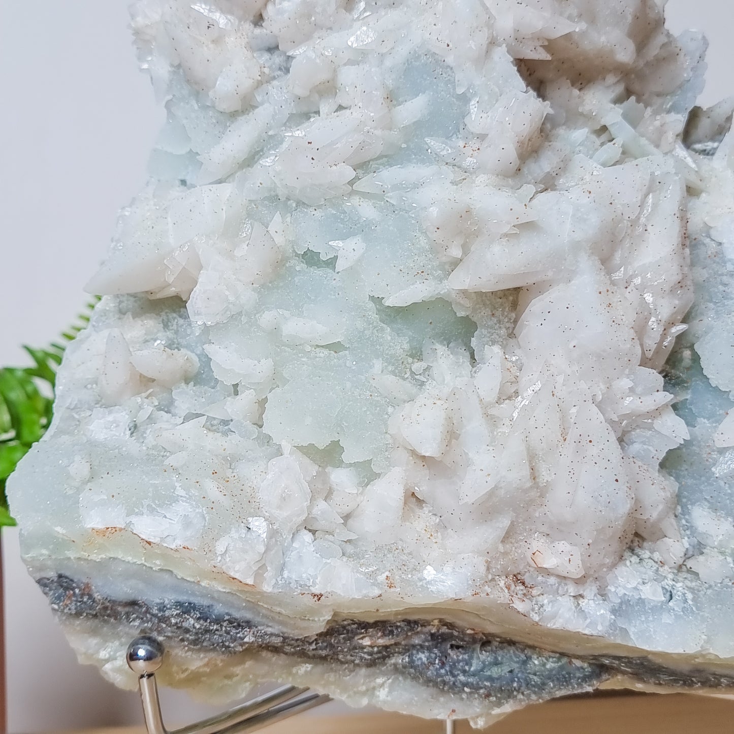 Green Chalcedony With Calcite 3.8kg