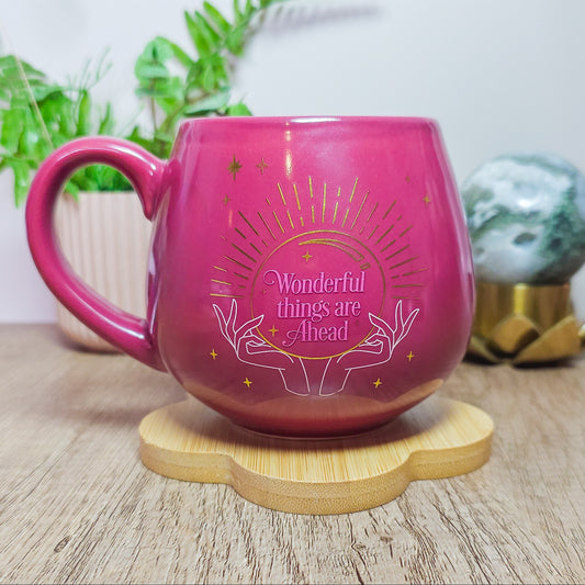 Fortune Teller Colour Changing Mug "Wonderful things are ahead"