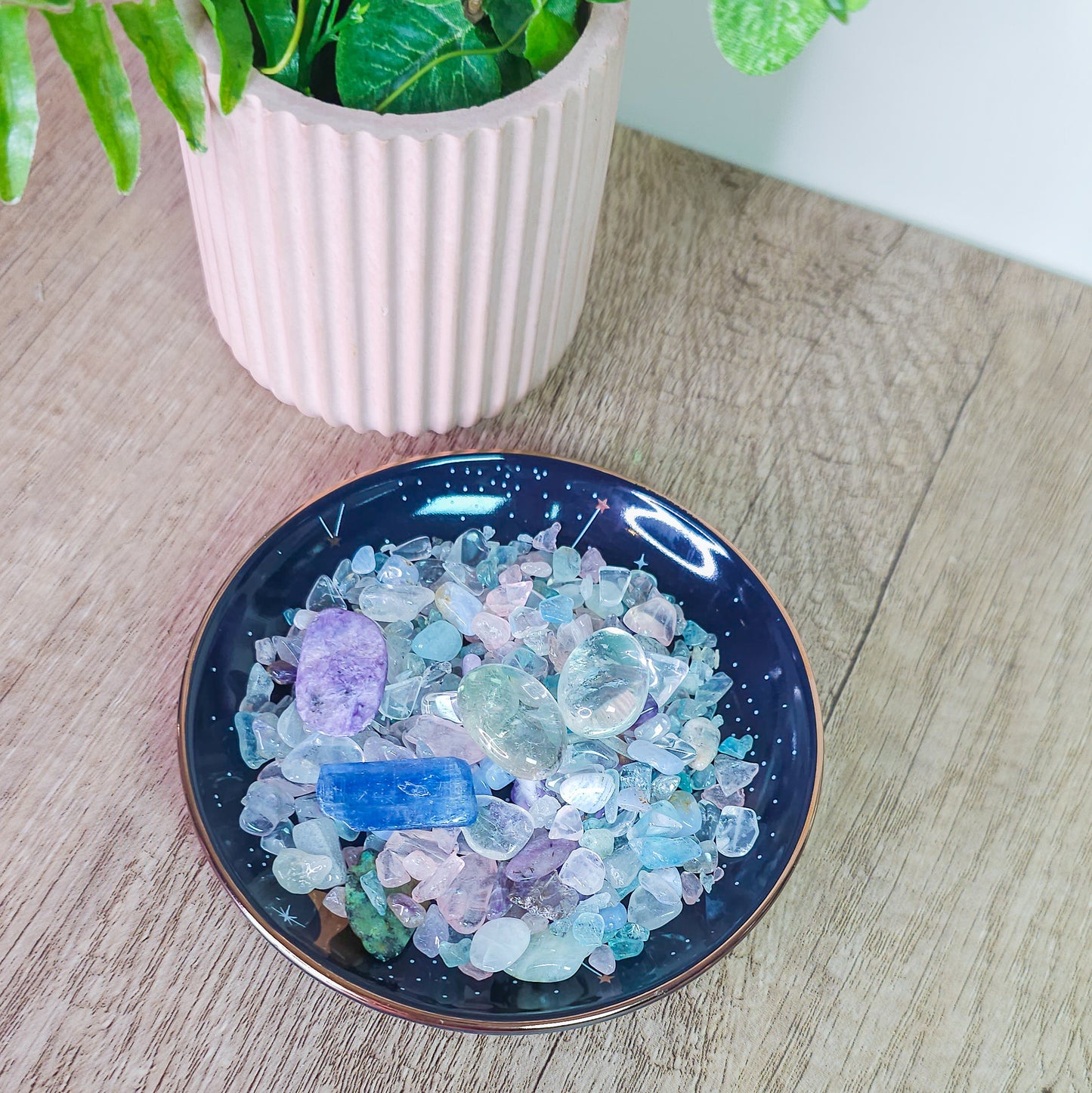 Ceramic Star and Moon Trinket Dish