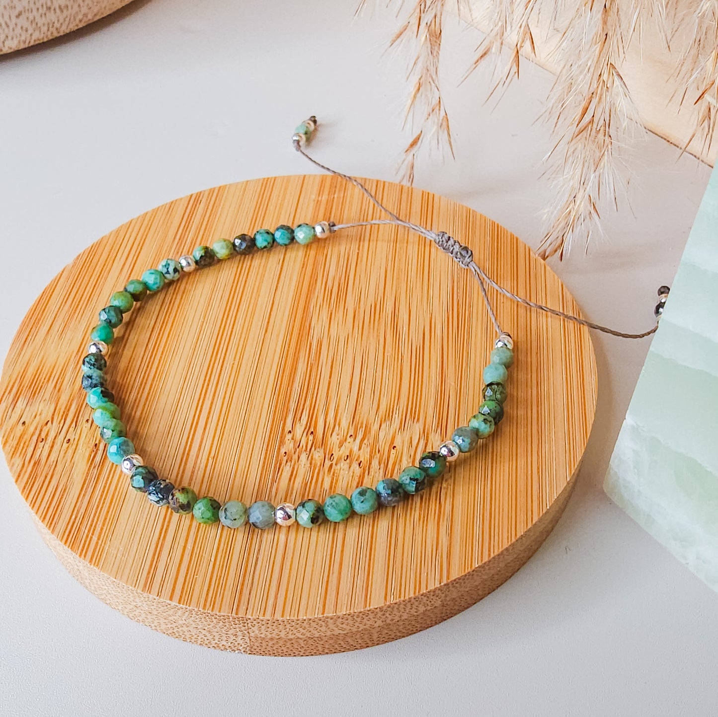 Handmade African Turquoise Jasper Bracelet