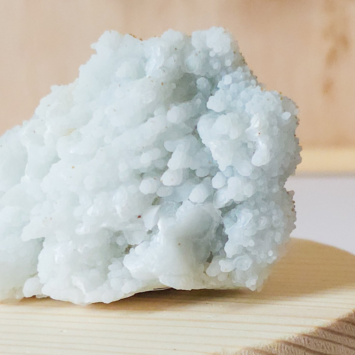 Chalcedony Quartz with Calcite overgrow