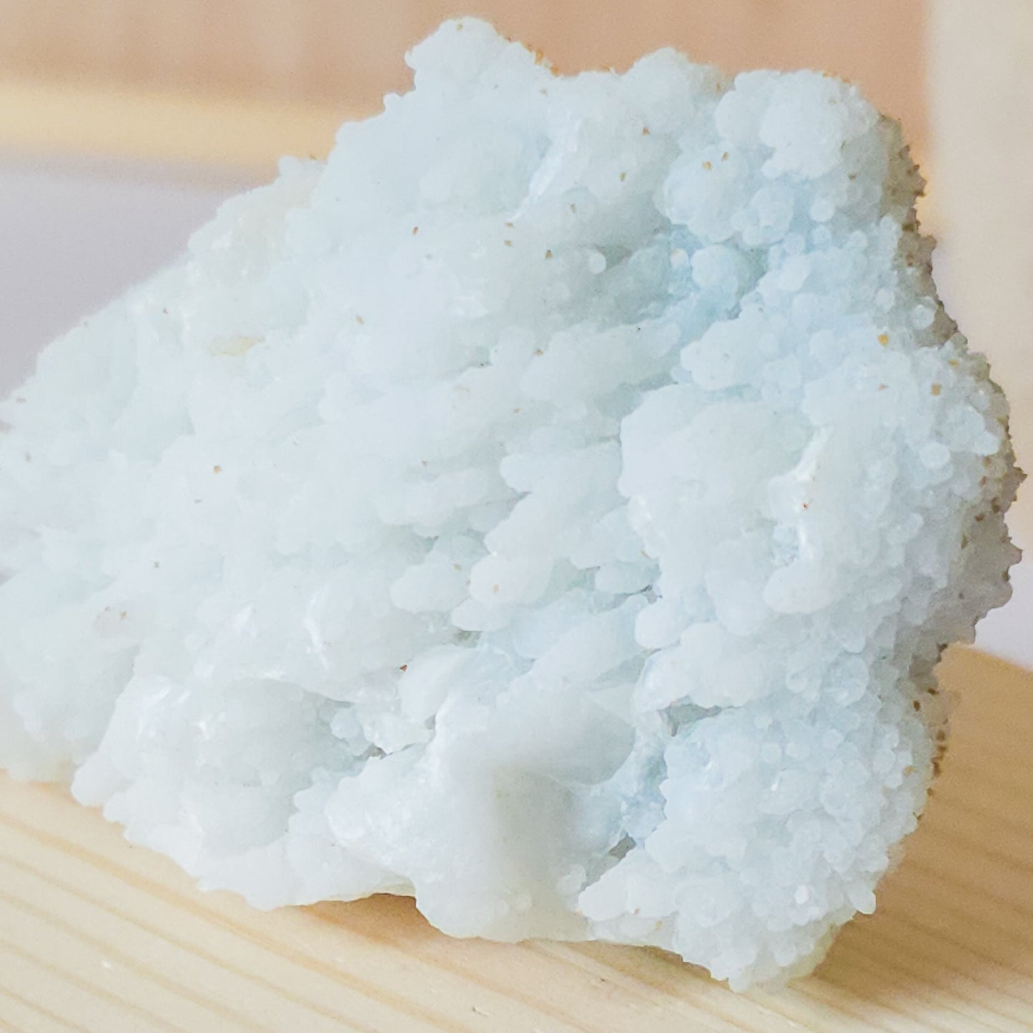 Chalcedony Quartz with Calcite overgrow