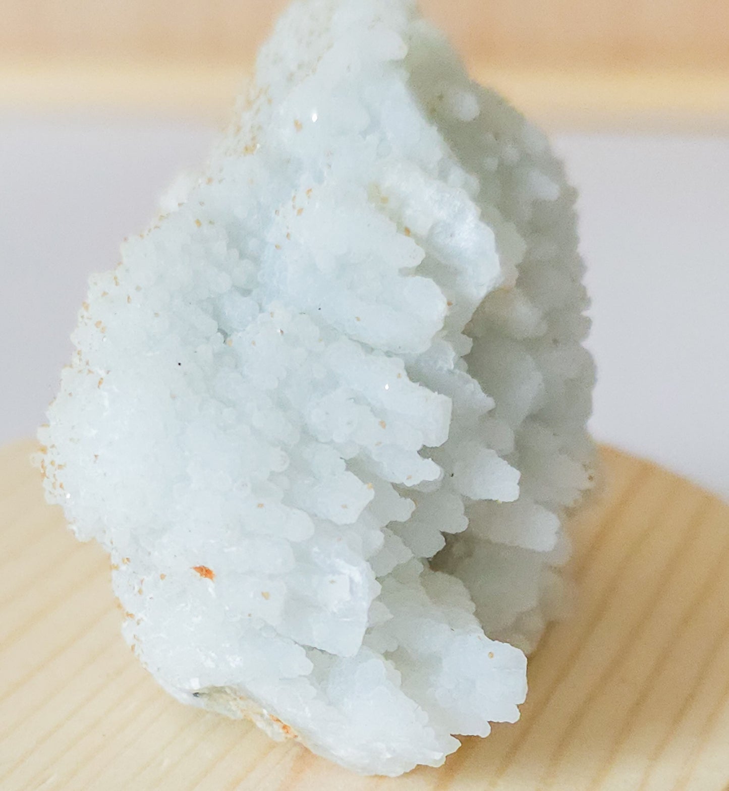 Chalcedony Quartz with Calcite overgrow