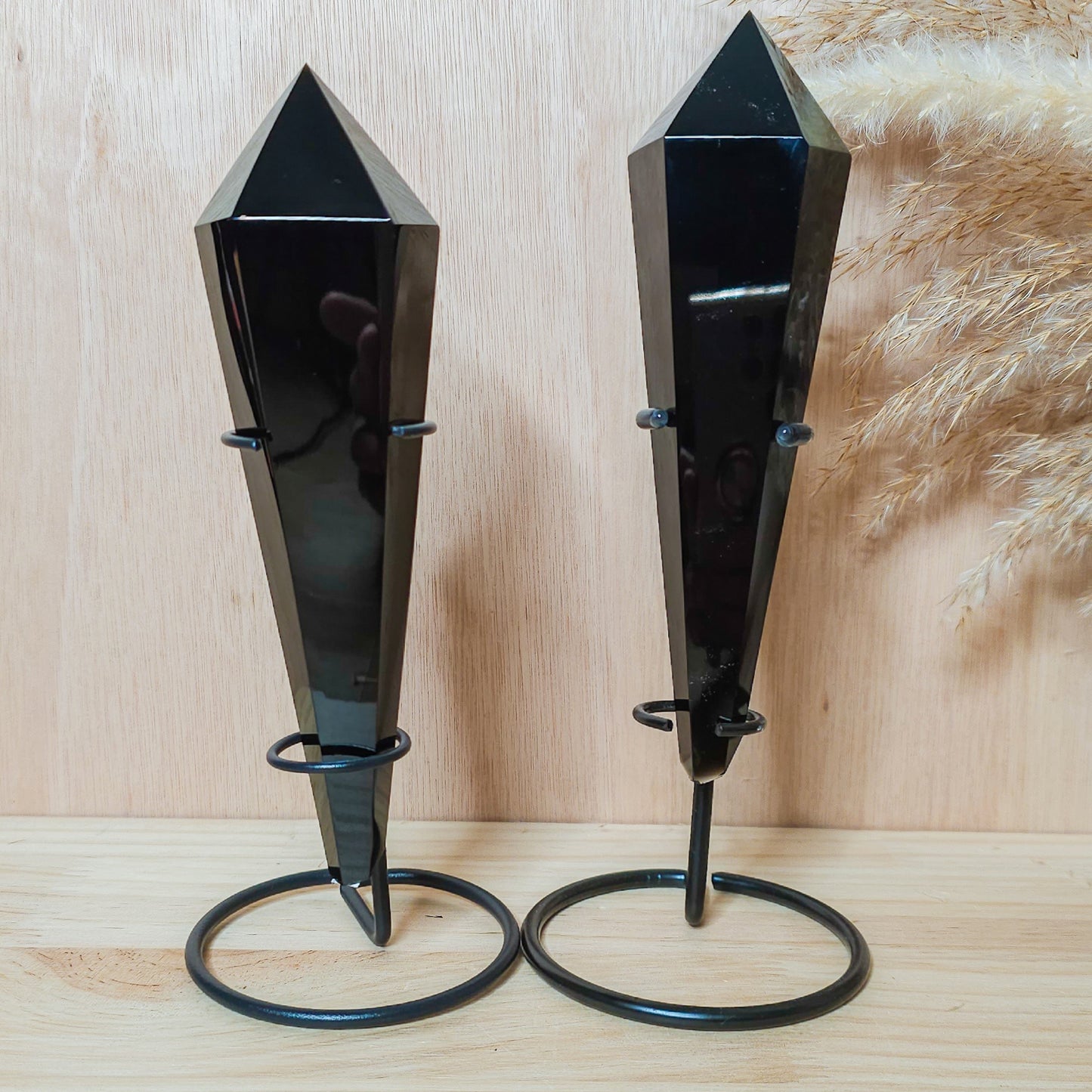 Black Obsidian Wand on the stand