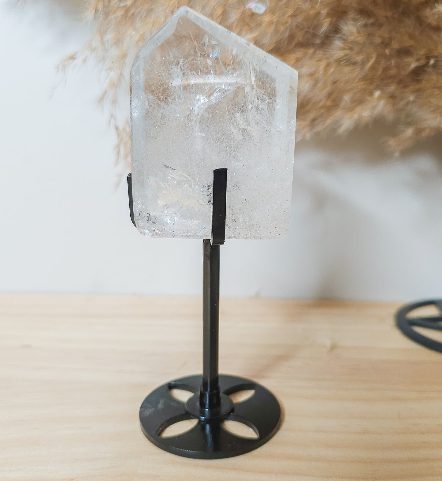 Clear Quartz Free-form on the stand