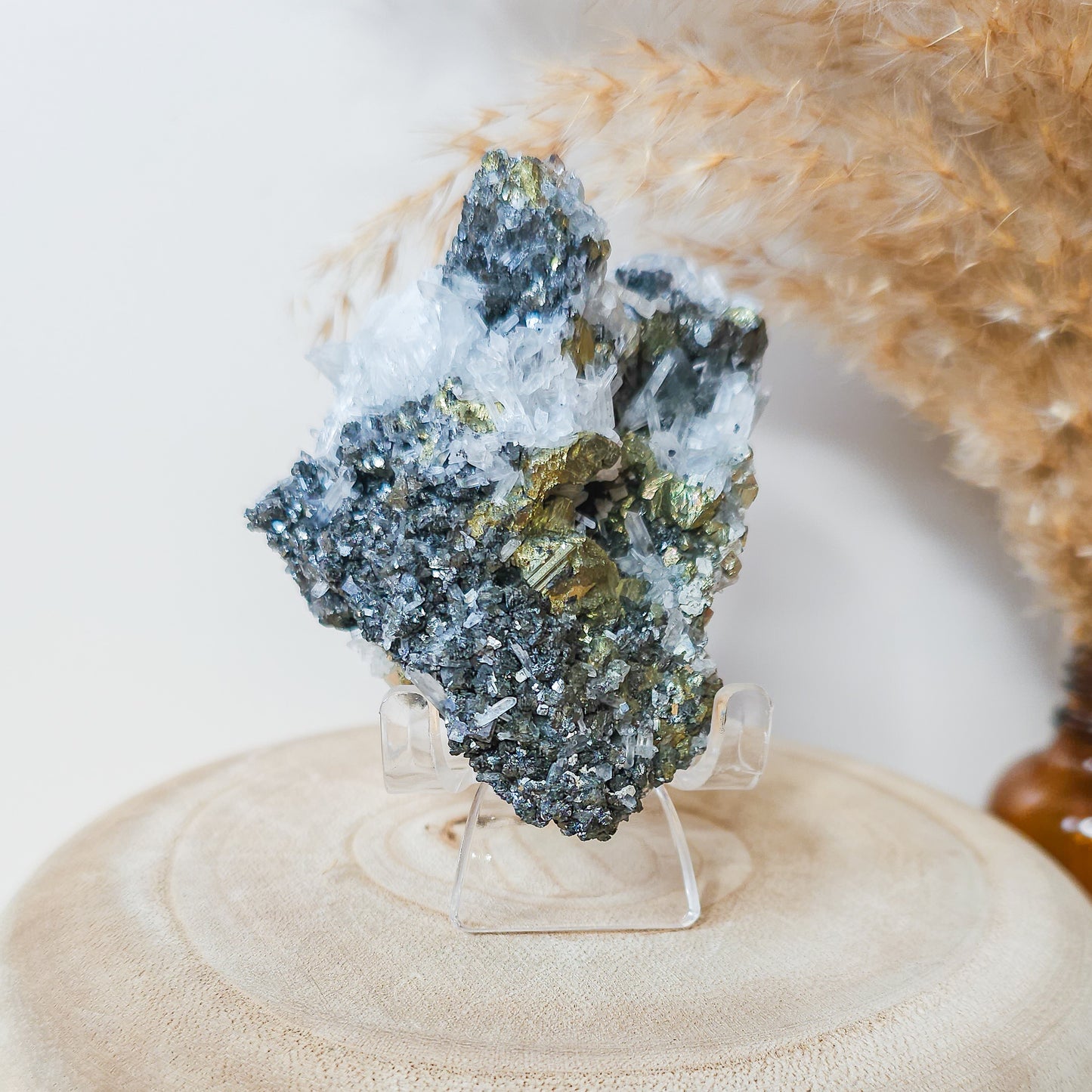 Quartz, Pyrite and Sphalerite Specimen