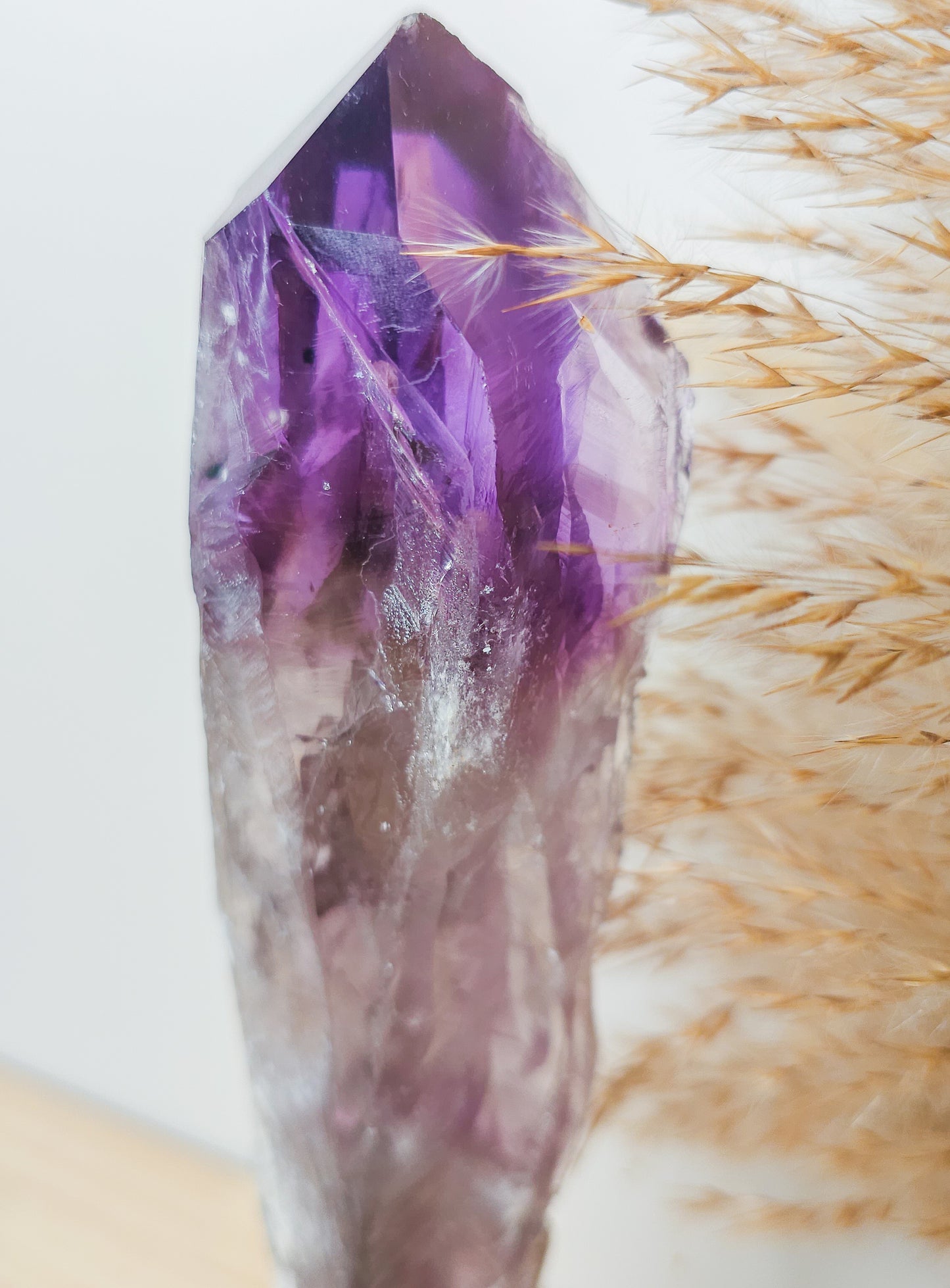 Amethyst Raw Wand/Root on the stand