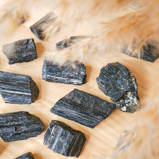 Black Tourmaline Raw Stone