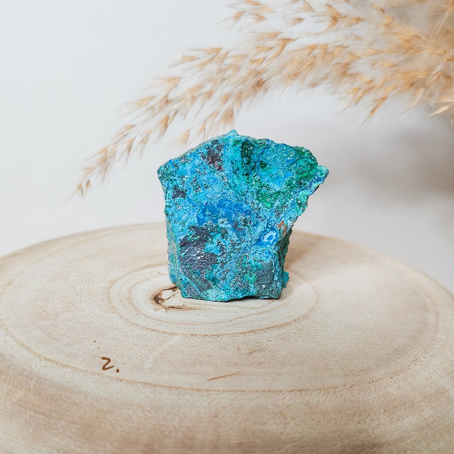 Shattuckite with Dioptase Raw Stone