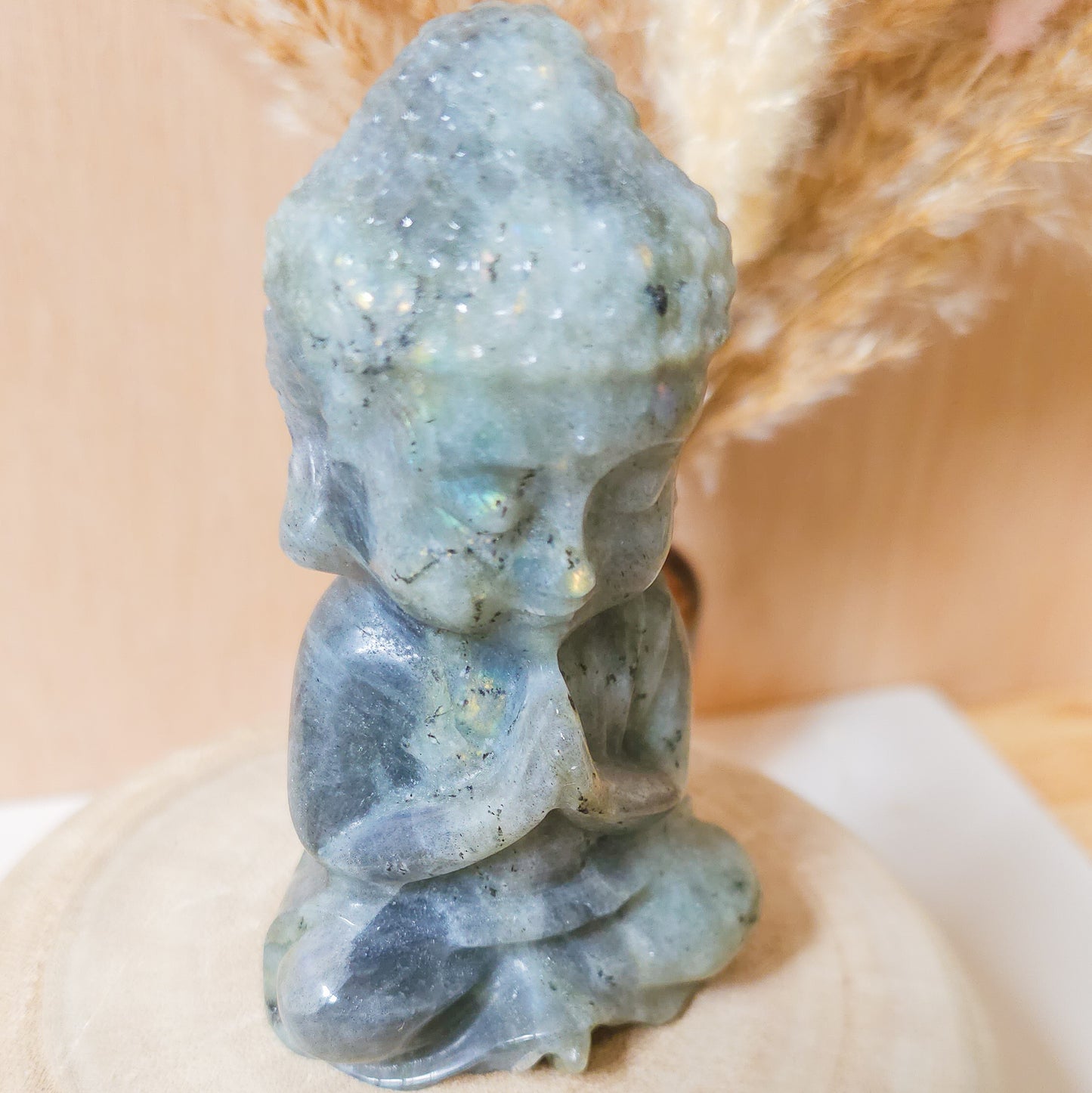 Labradorite Buddha