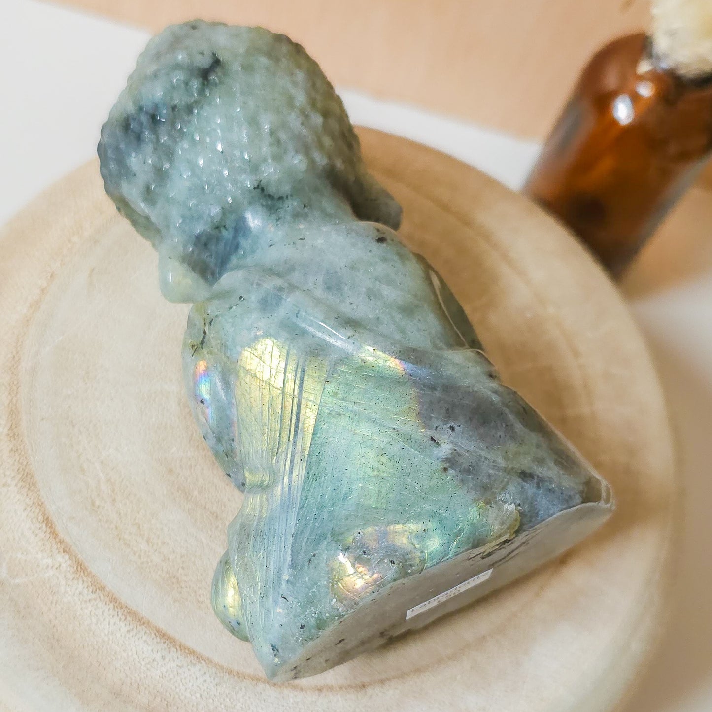 Labradorite Buddha