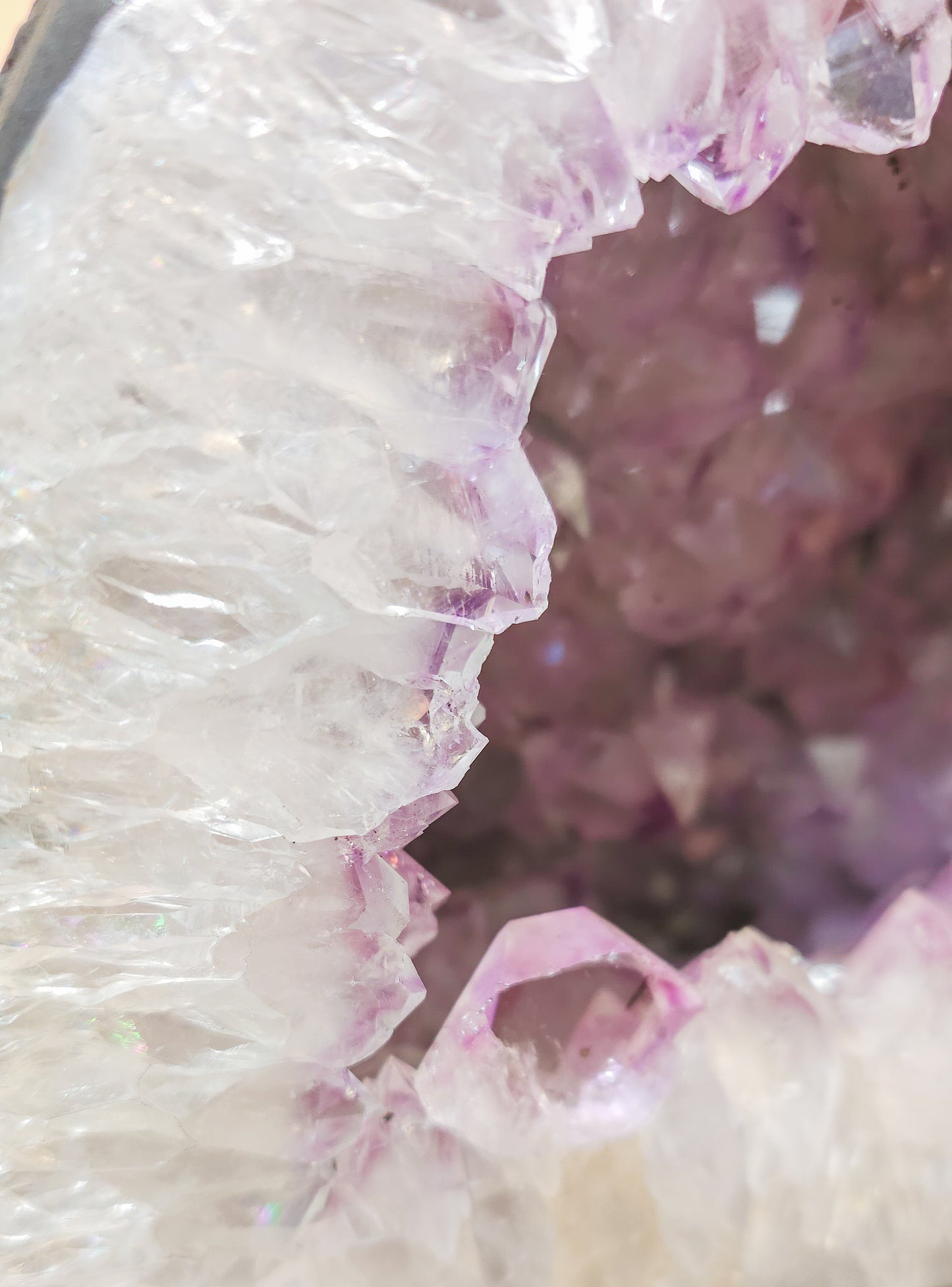 High Quality Amethyst Cave/Church filled with rainbows (10.18kg)