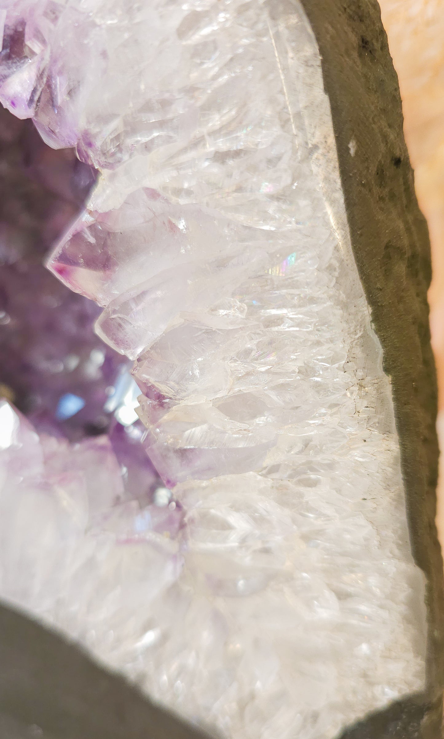 High Quality Amethyst Cave/Church filled with rainbows (10.18kg)