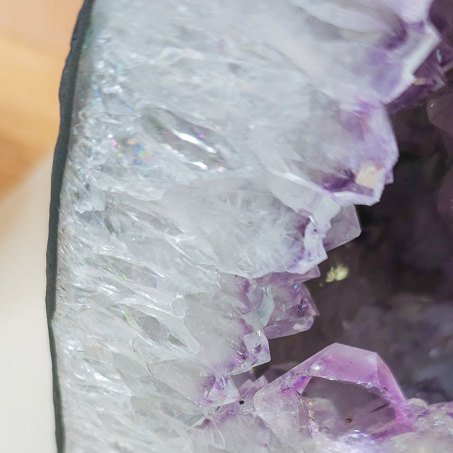 High Quality Amethyst Cave/Church filled with rainbows (10.18kg)