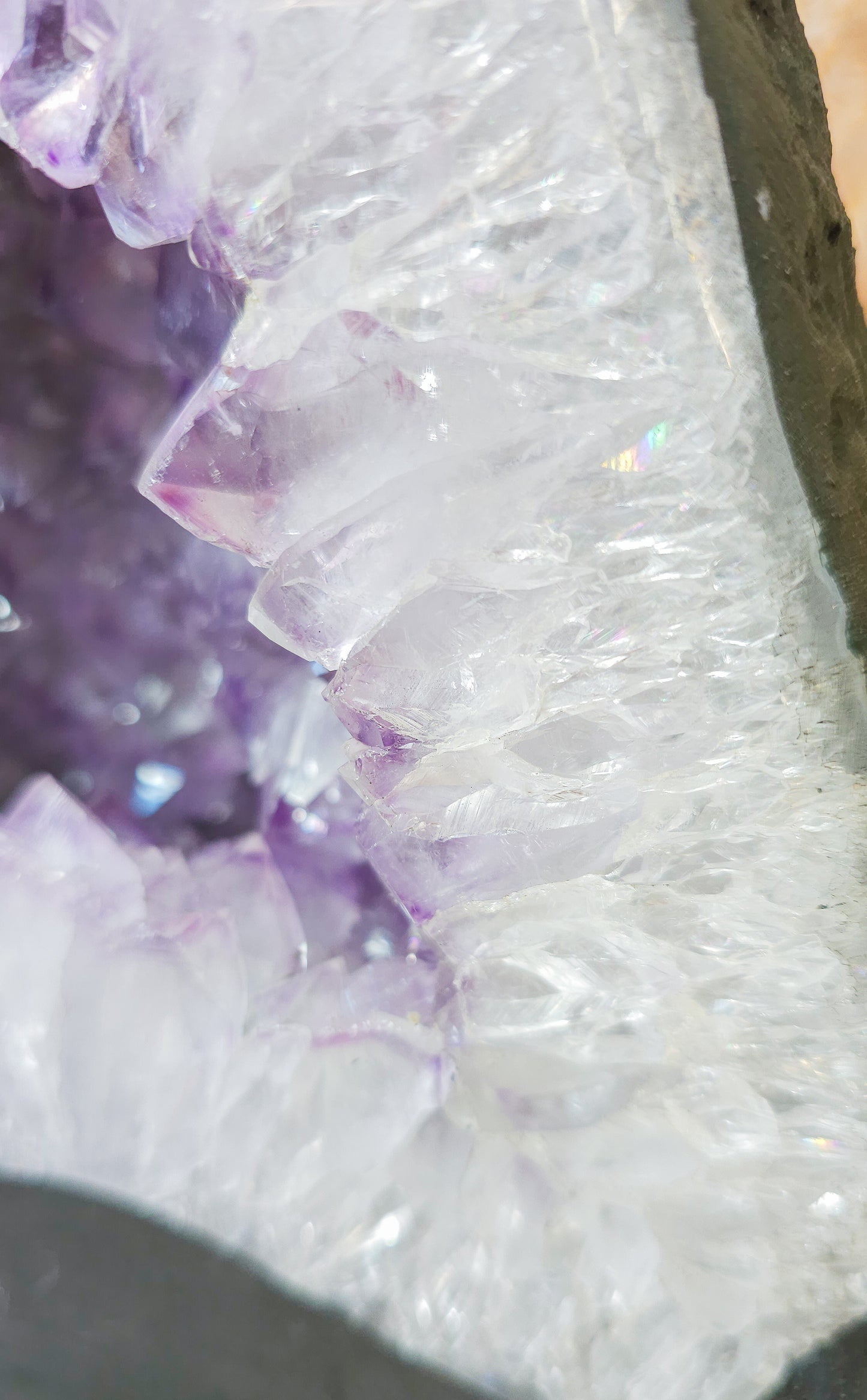 High Quality Amethyst Cave/Church filled with rainbows (10.18kg)