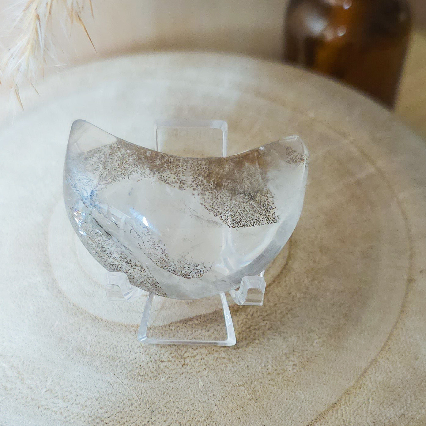 Dendritic Quartz Moon