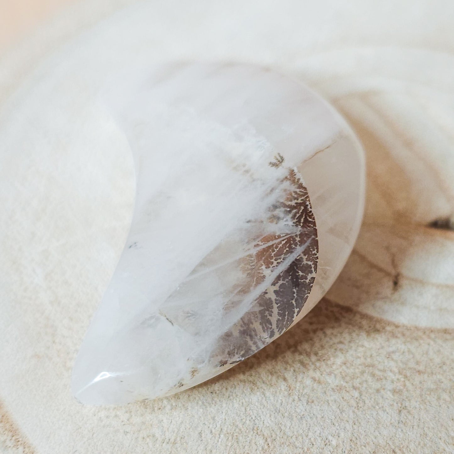 Dendritic Quartz Moon