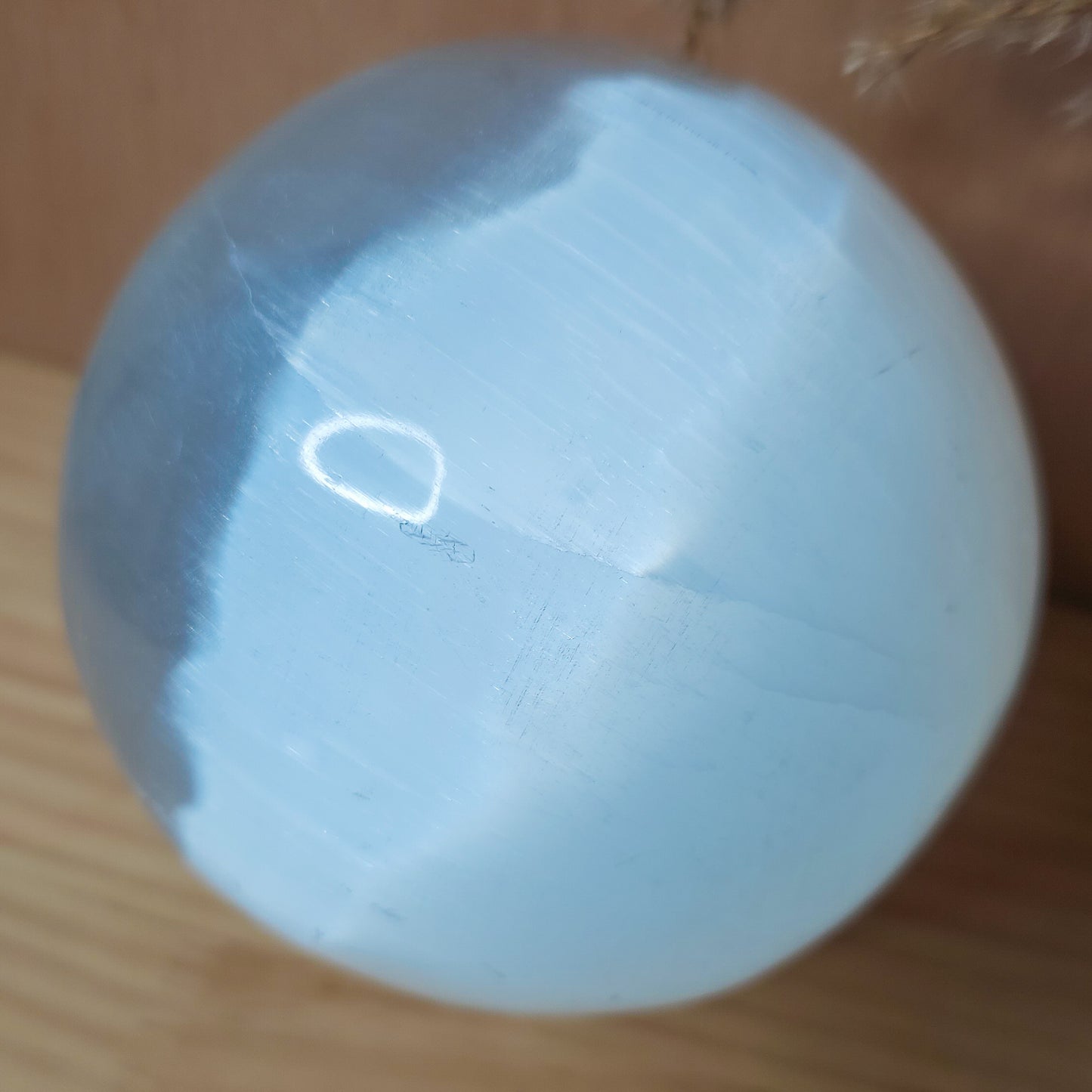 Satin Spar Statement Sphere (2kg)