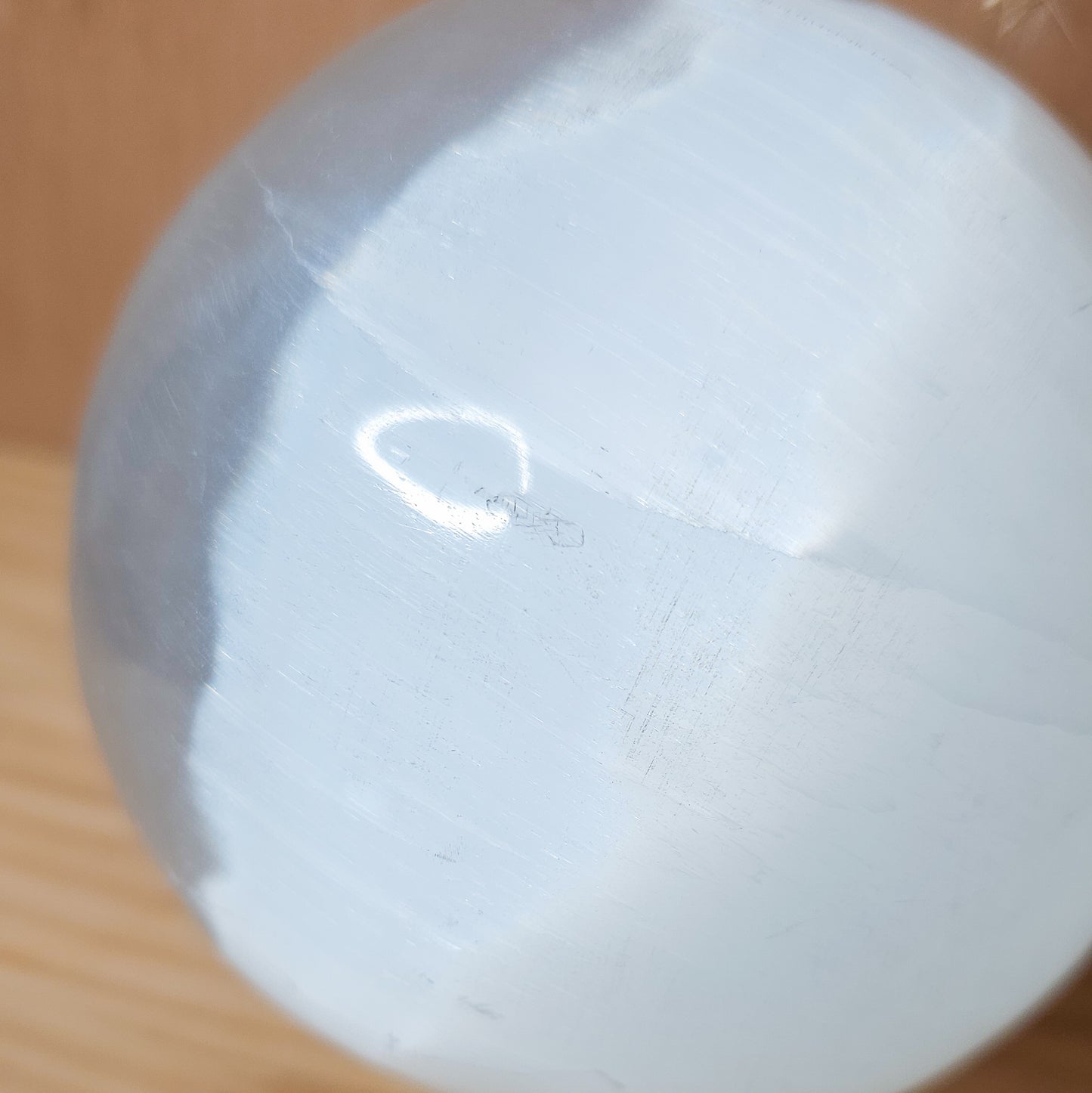 Satin Spar Statement Sphere (2kg)