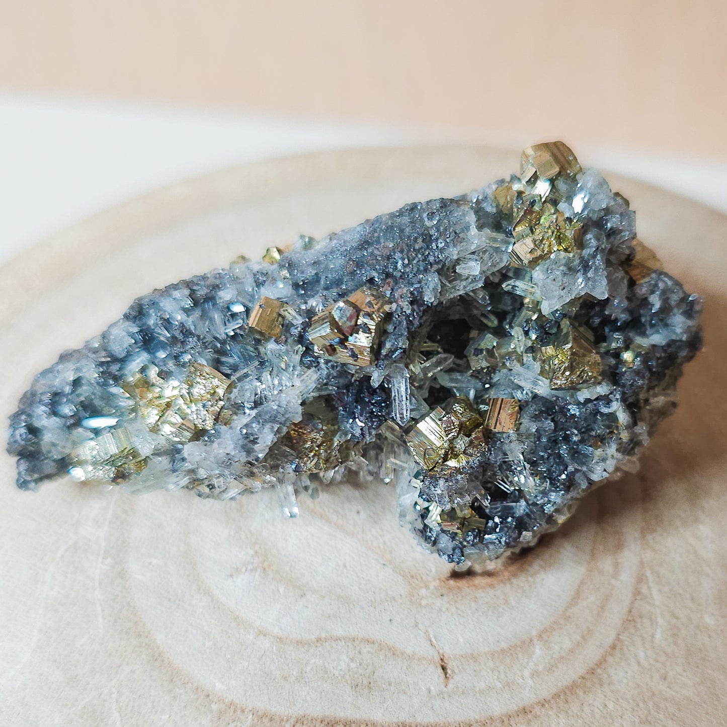 Pyrite, Sphalerite and Quartz Specimen