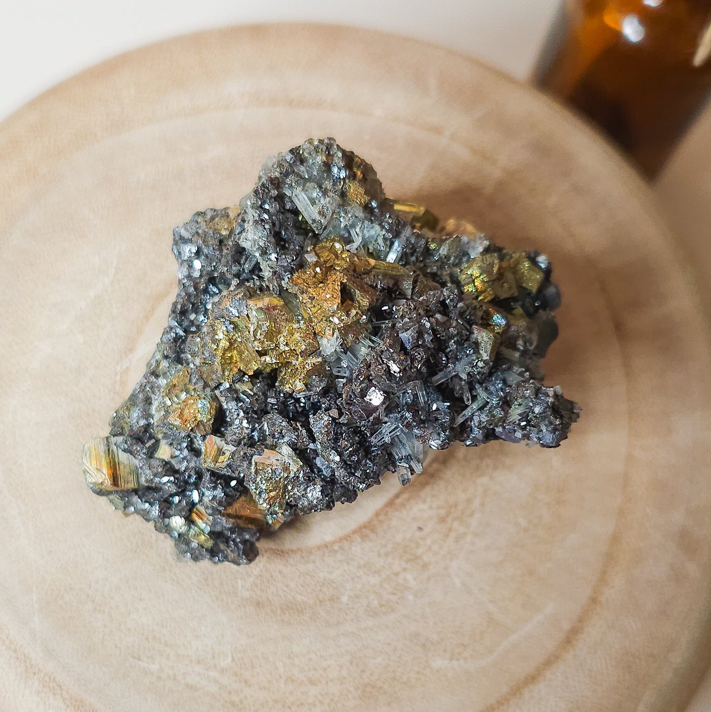 Pyrite, Sphalerite and Quartz Specimen