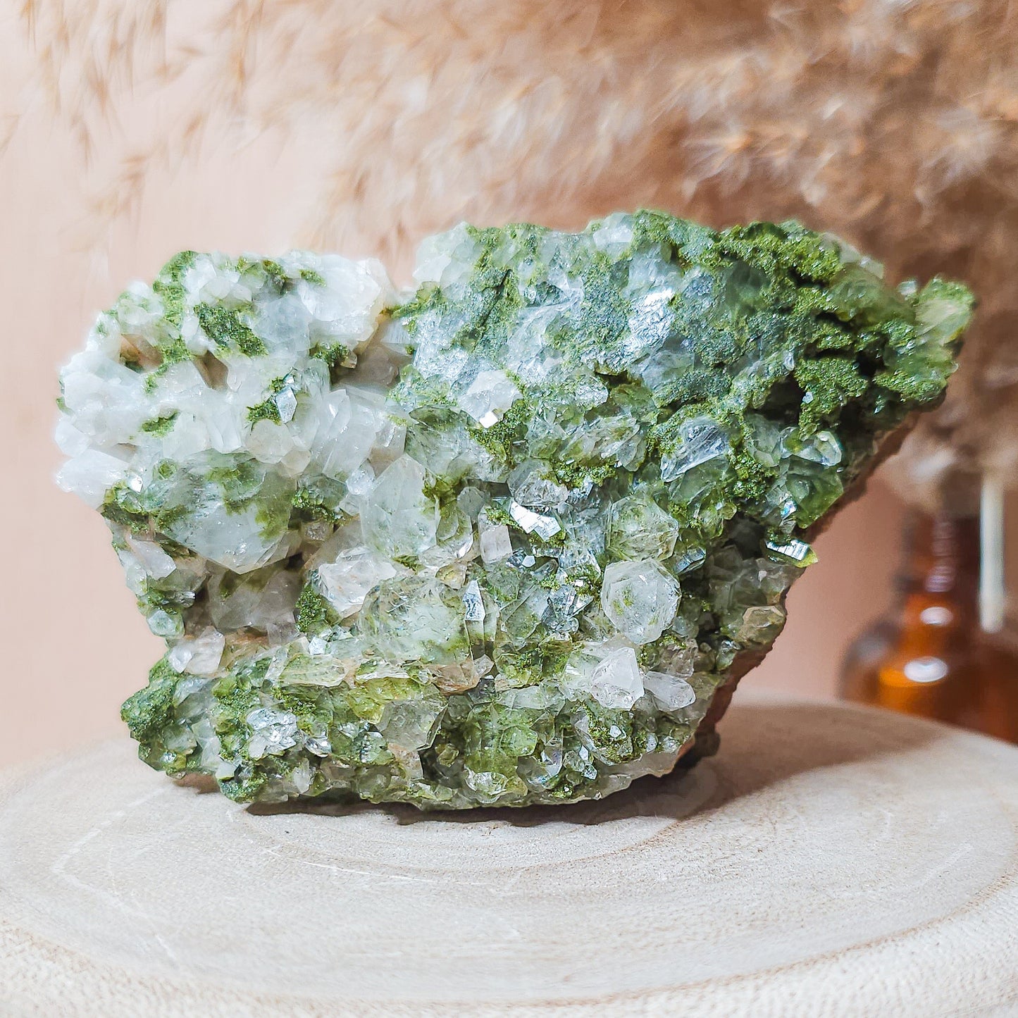 Epidote with Quartz / Fairy Forest Quartz