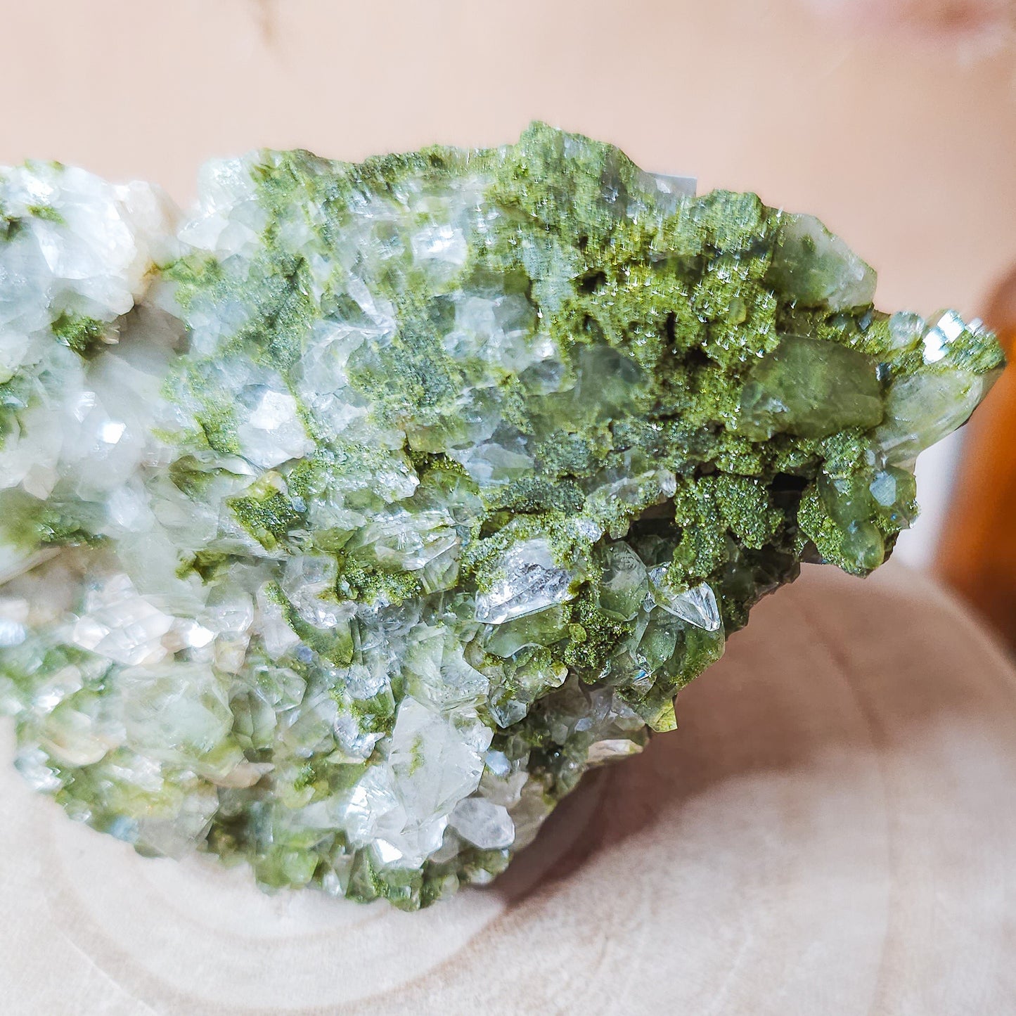 Epidote with Quartz / Fairy Forest Quartz