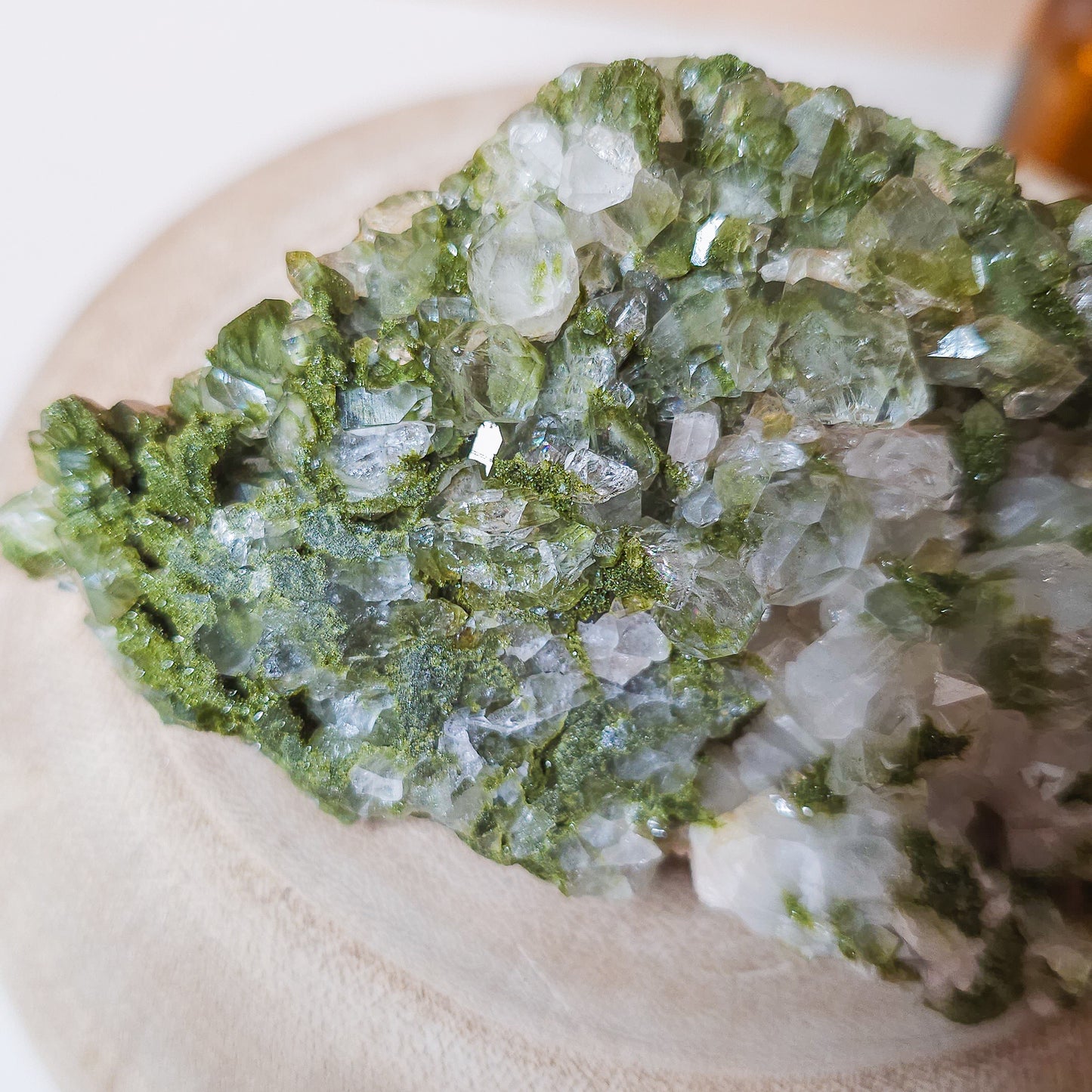 Epidote with Quartz / Fairy Forest Quartz