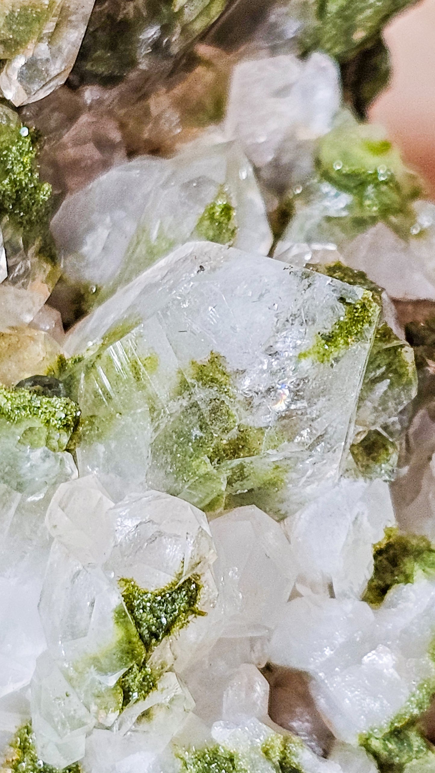 Epidote with Quartz / Fairy Forest Quartz