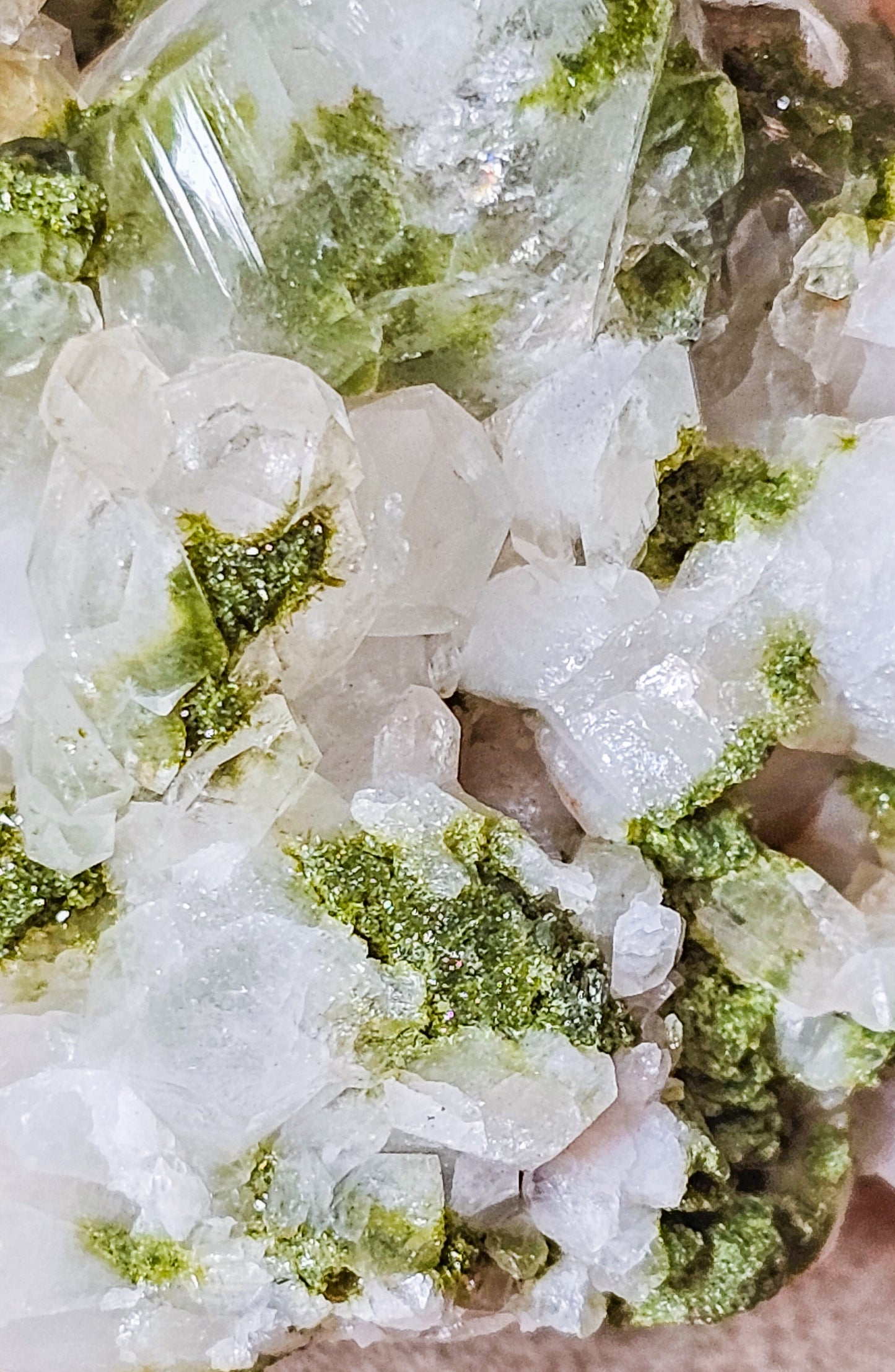 Epidote with Quartz / Fairy Forest Quartz