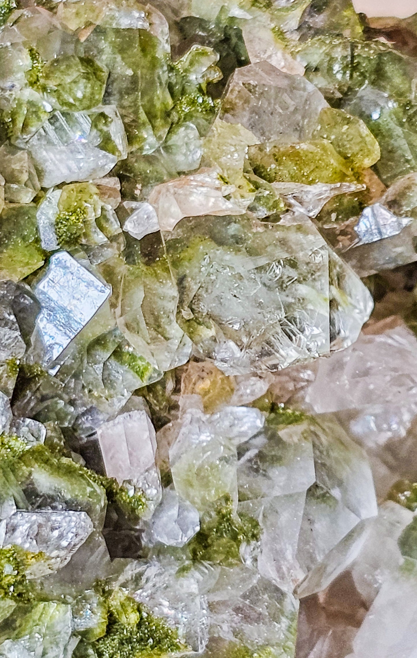 Epidote with Quartz / Fairy Forest Quartz