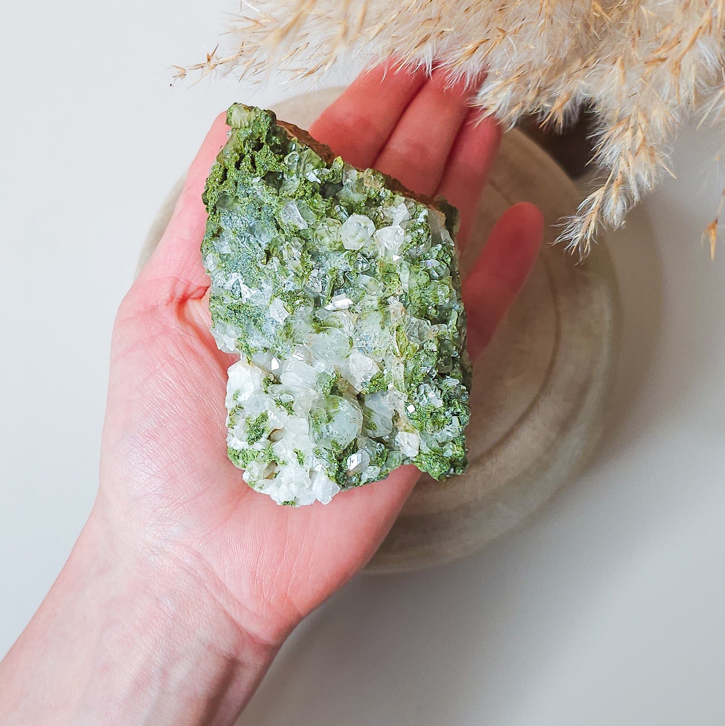 Epidote with Quartz / Fairy Forest Quartz