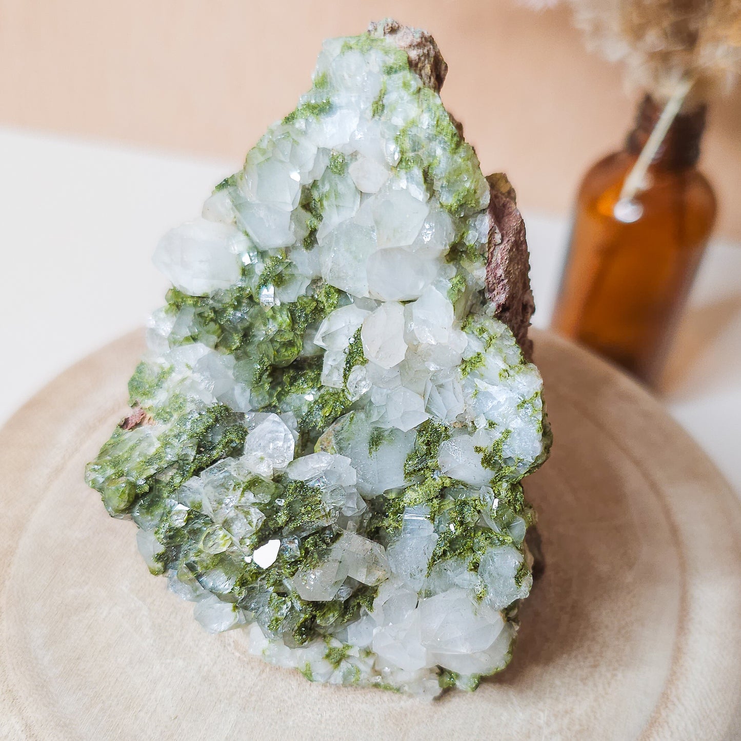 Epidote with Quartz / Fairy Forest Quartz