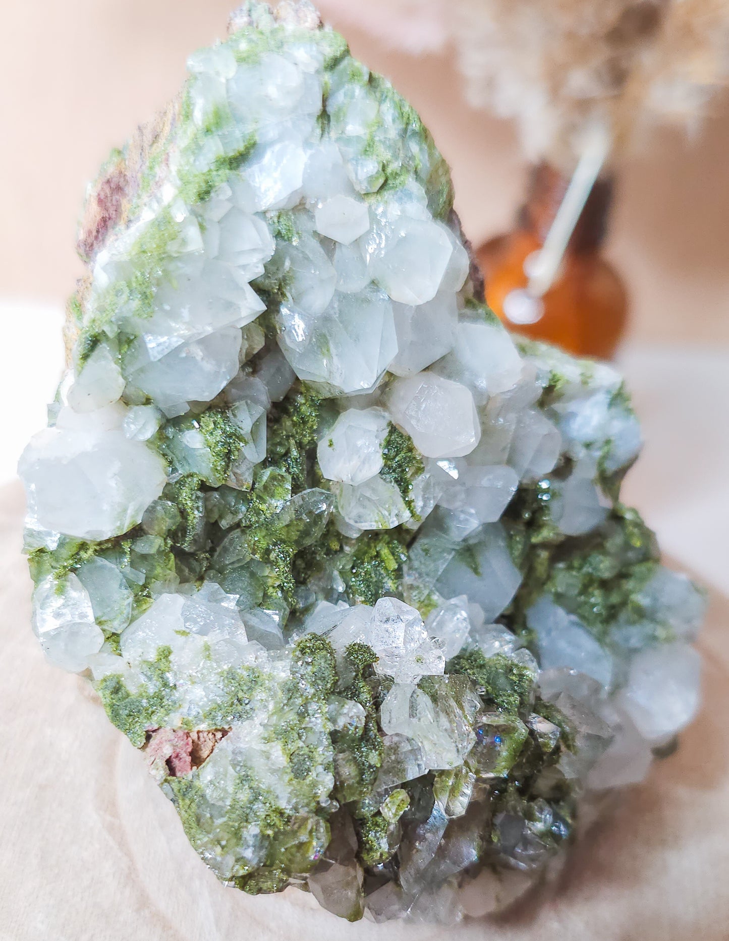 Epidote with Quartz / Fairy Forest Quartz