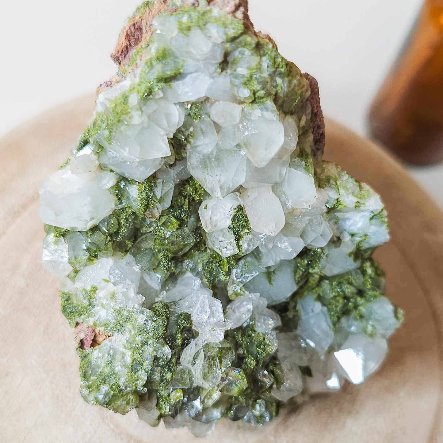 Epidote with Quartz / Fairy Forest Quartz