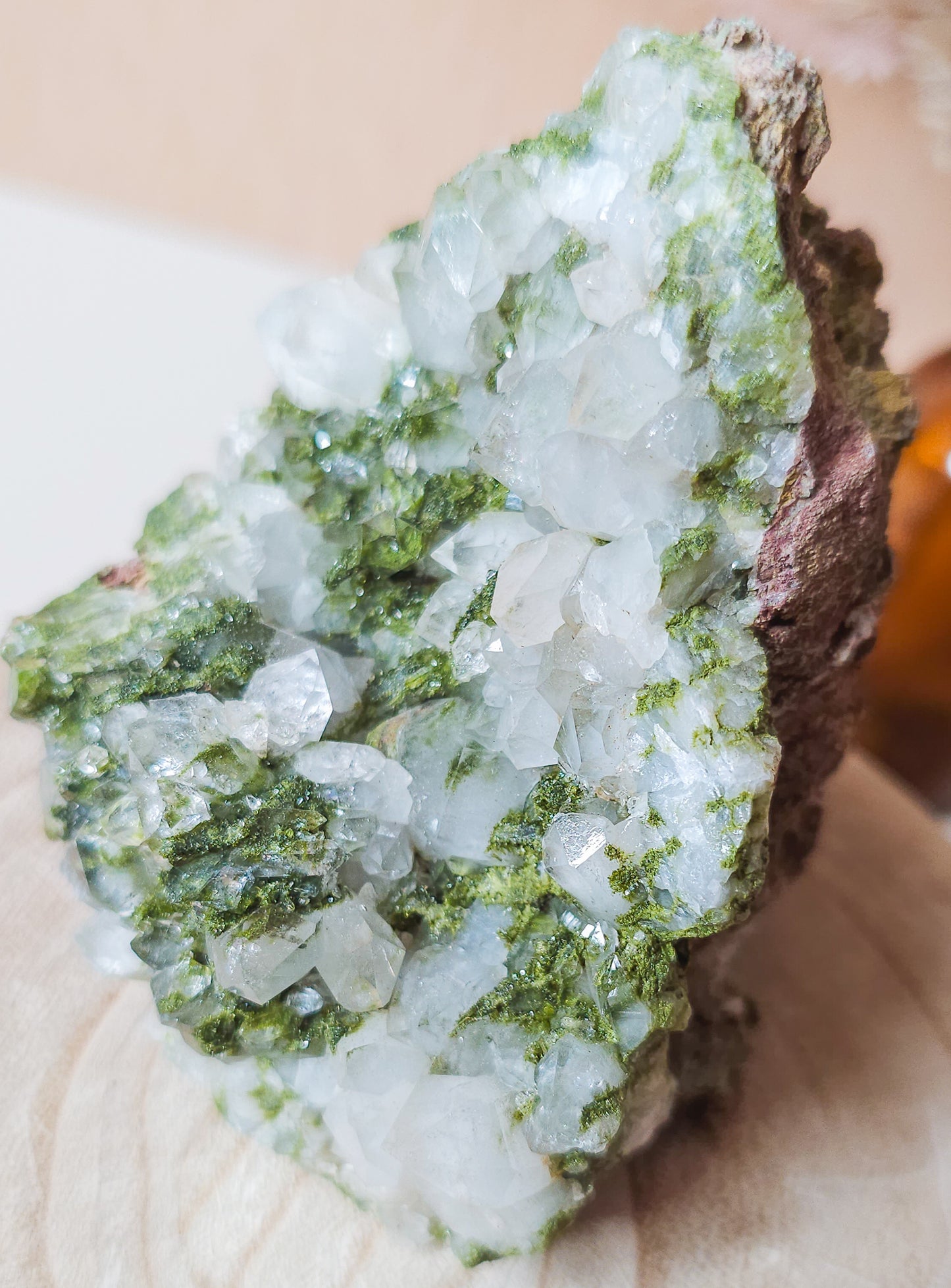 Epidote with Quartz / Fairy Forest Quartz