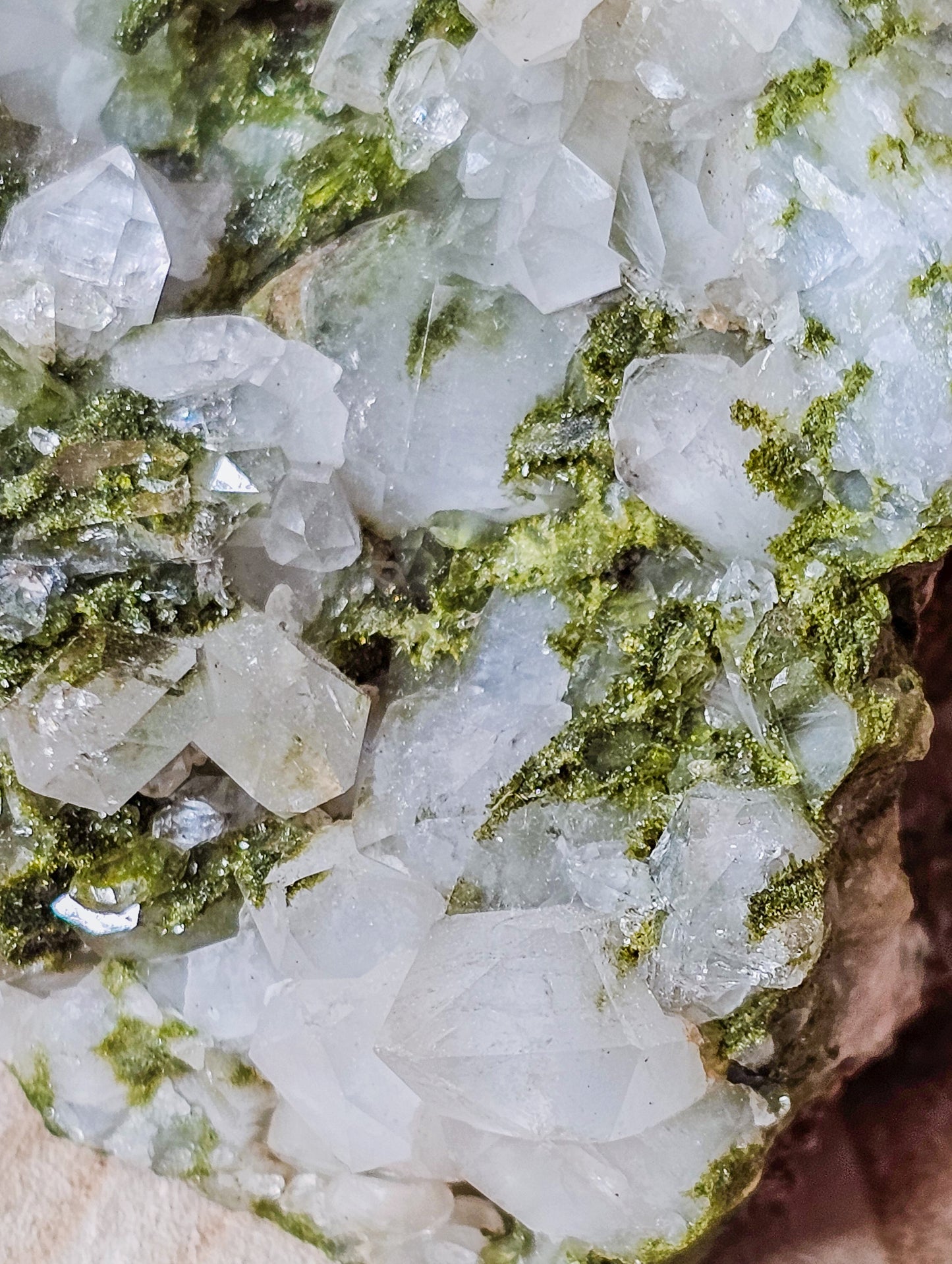 Epidote with Quartz / Fairy Forest Quartz