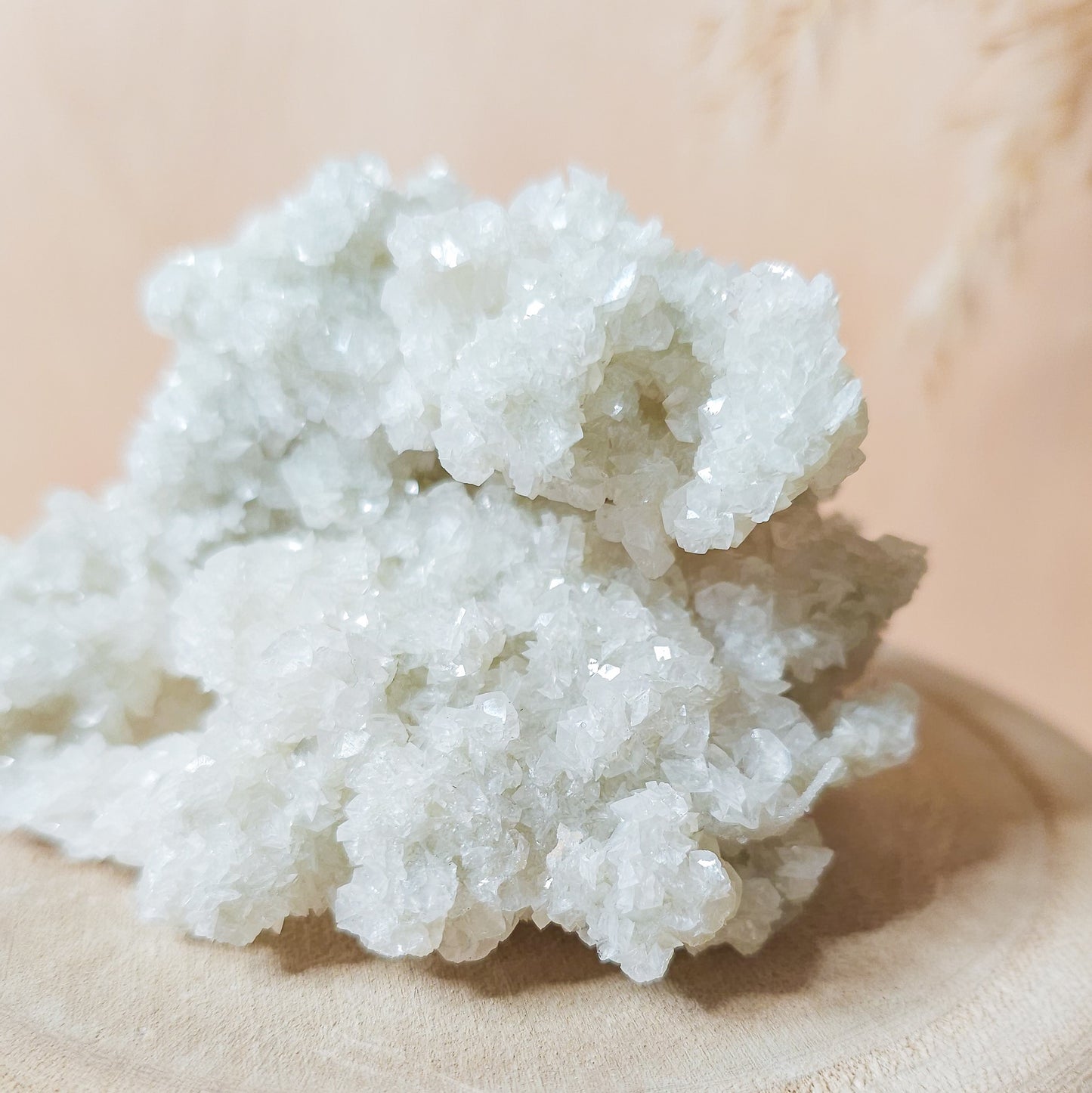 Sugar Quartz with Fluorescent Calcite Super Sparkly Specimen