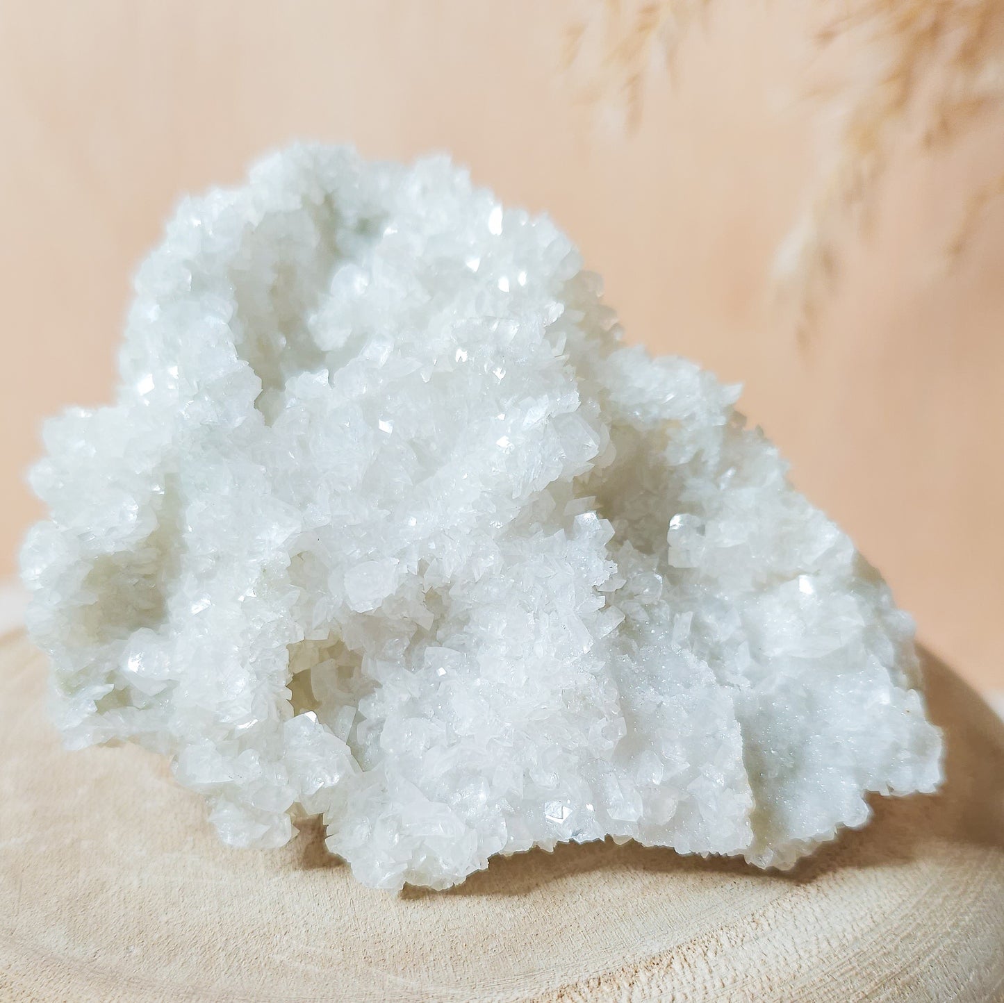 Sugar Quartz with Fluorescent Calcite Super Sparkly Specimen