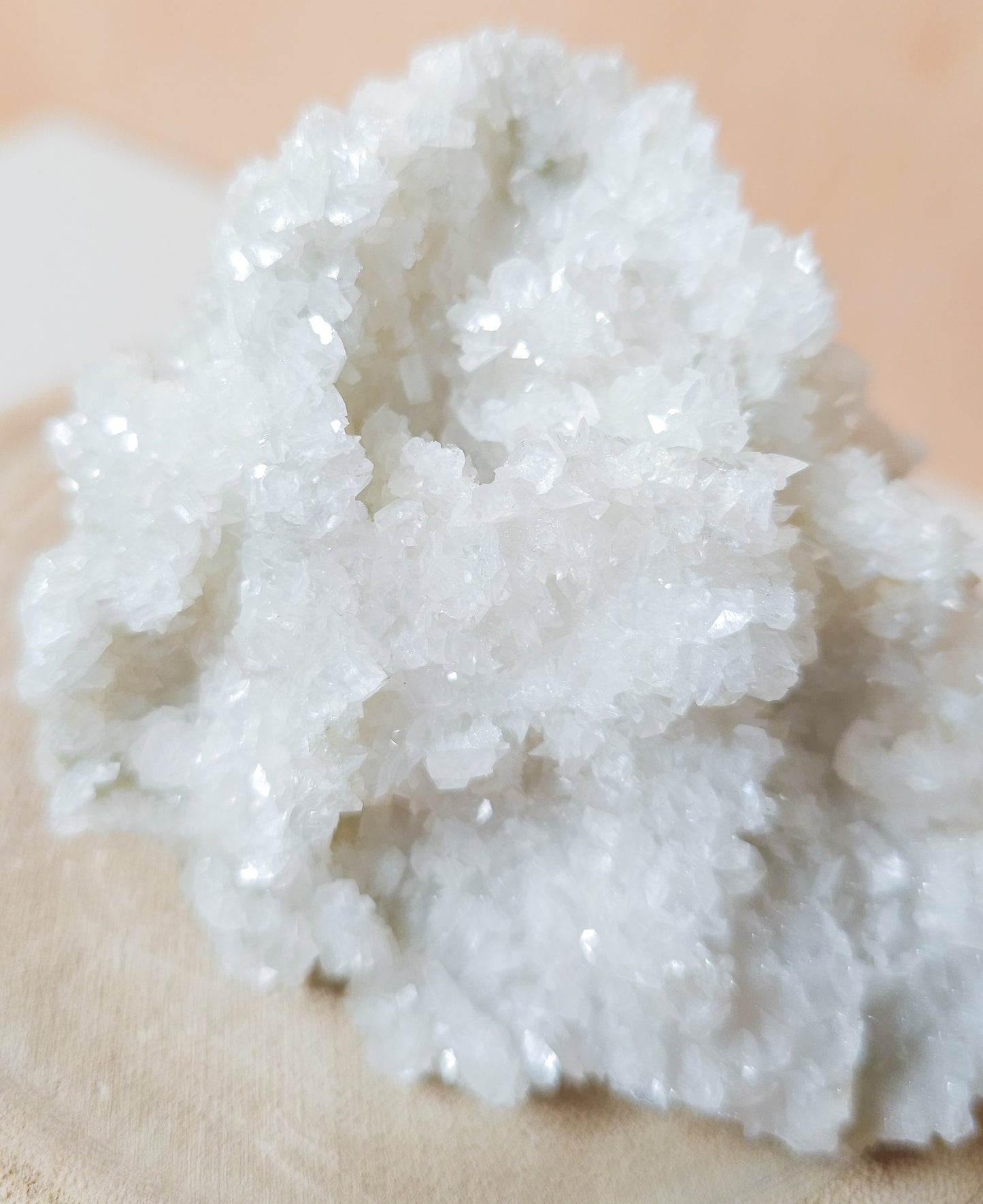 Sugar Quartz with Fluorescent Calcite Super Sparkly Specimen