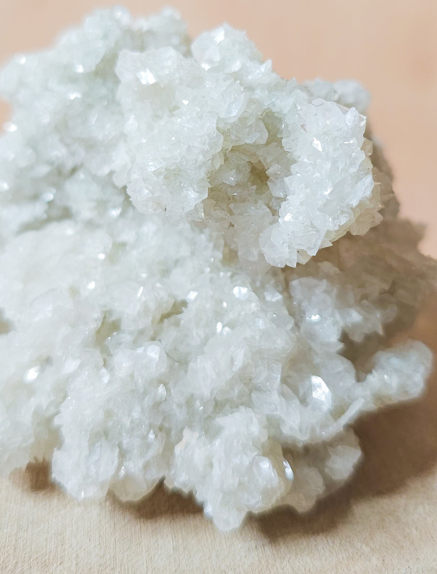 Sugar Quartz with Fluorescent Calcite Super Sparkly Specimen