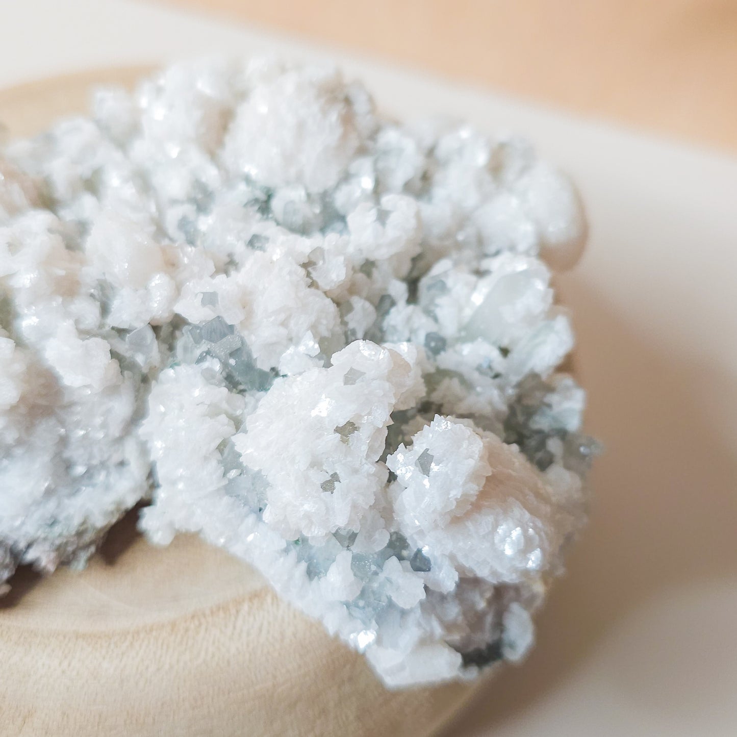 Calcite on Quartz Specimen