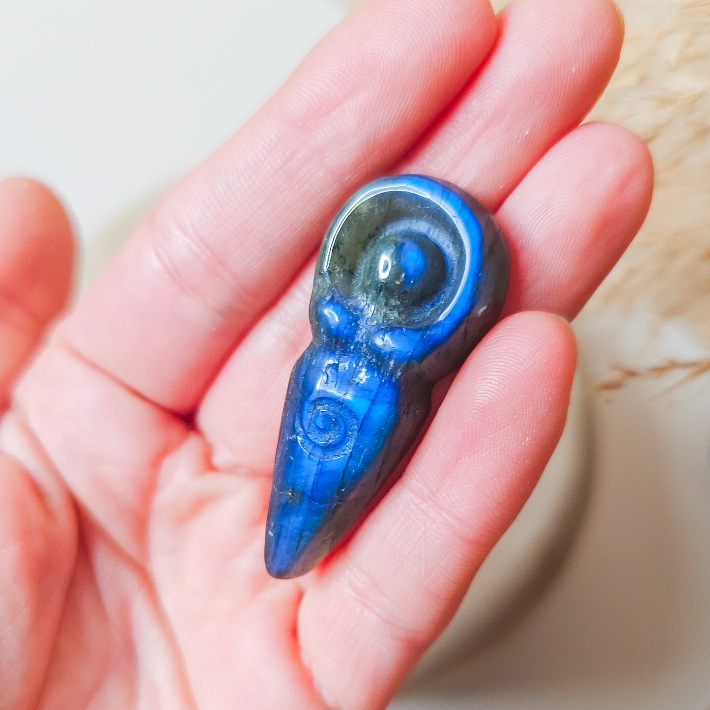 Labradorite Goddess Carving