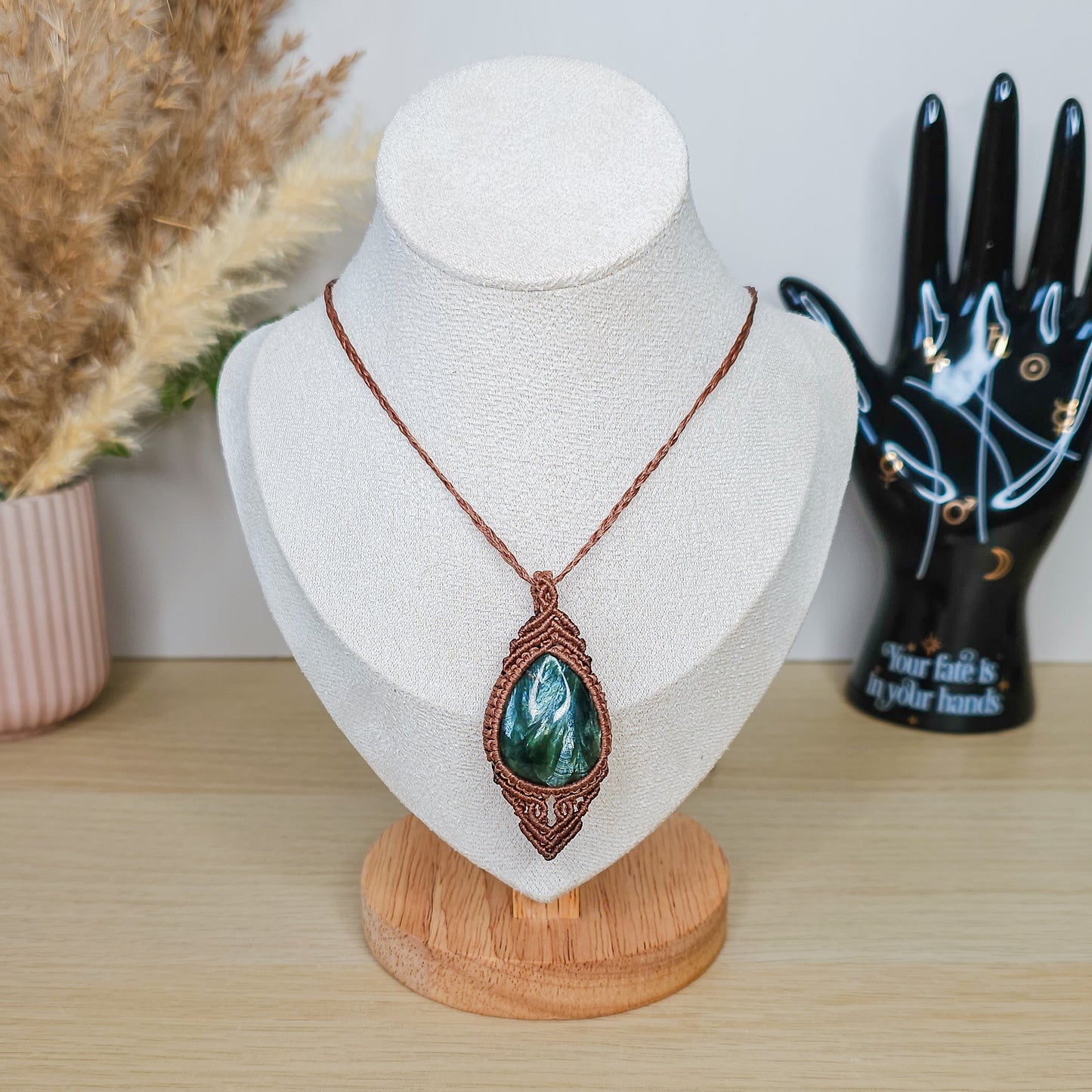 Handmade Seraphinite Necklace