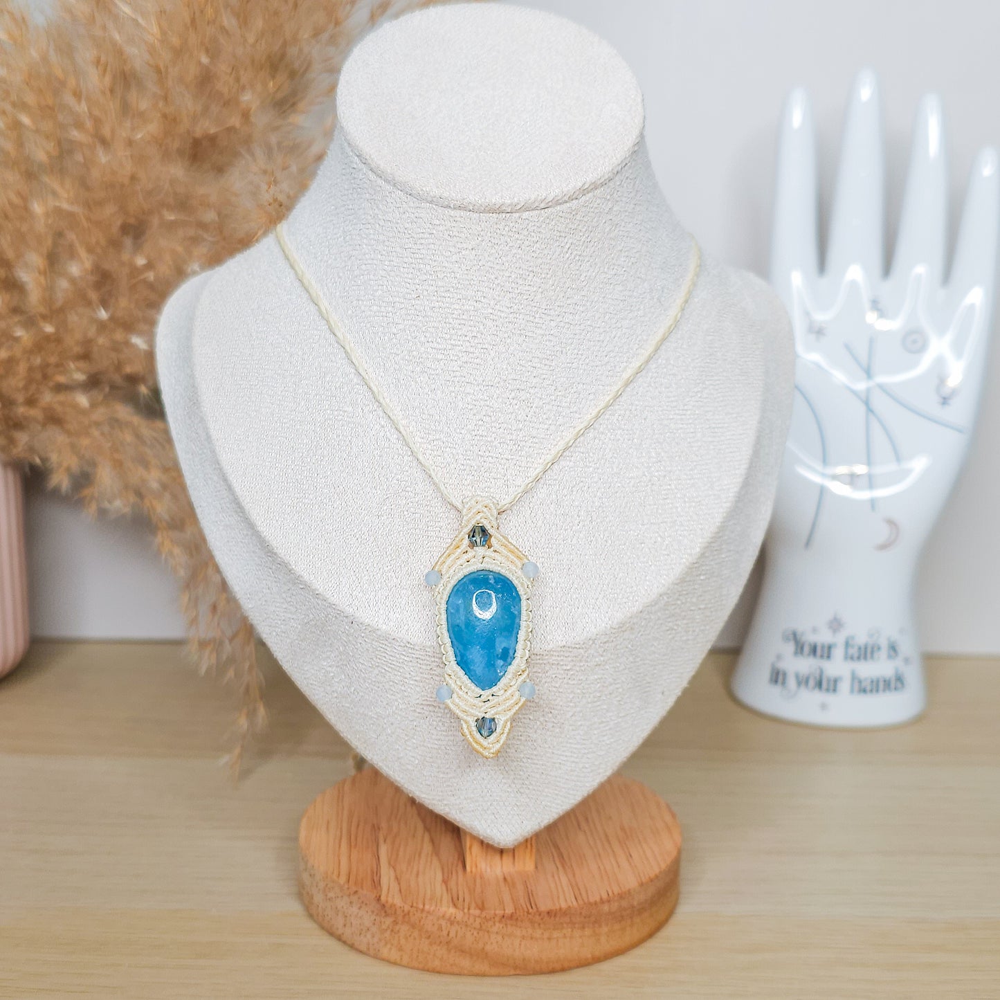 Aquamarine Amulet Necklace