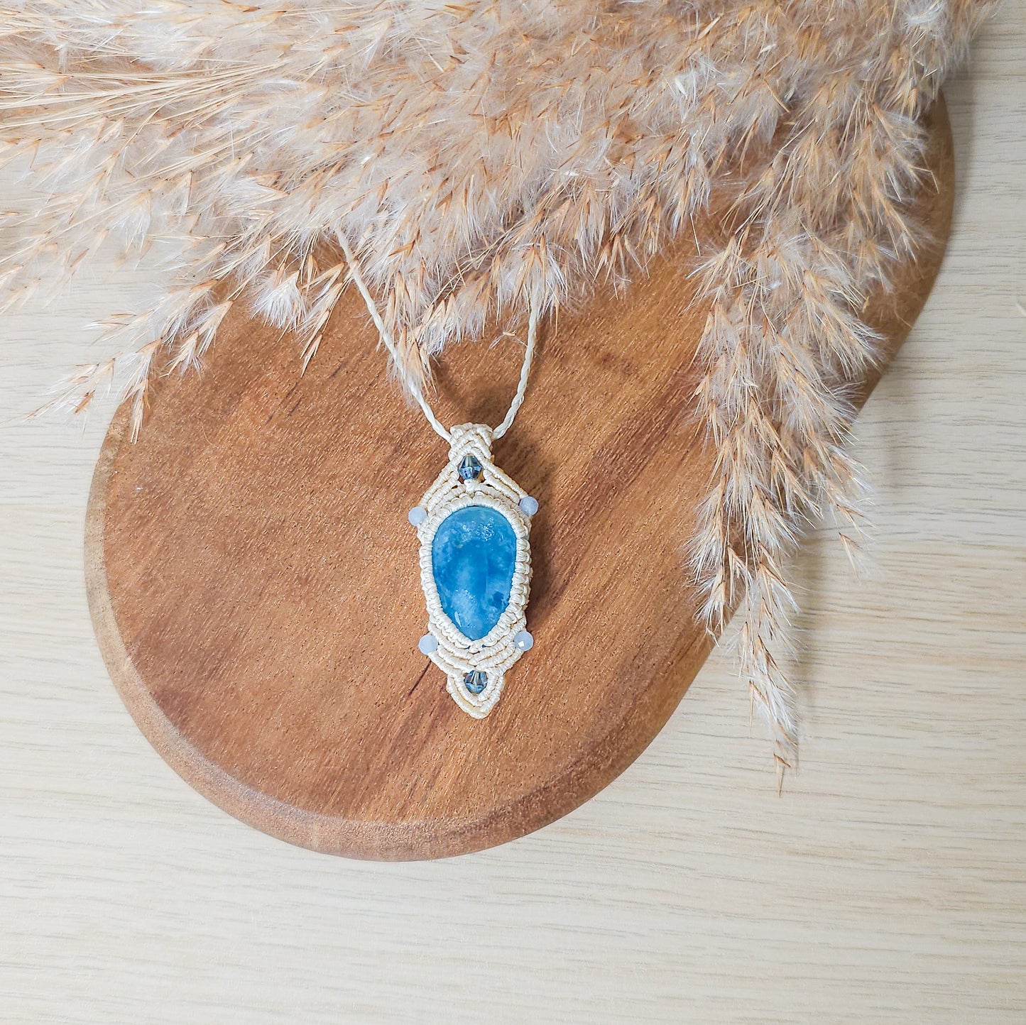 Aquamarine Amulet Necklace