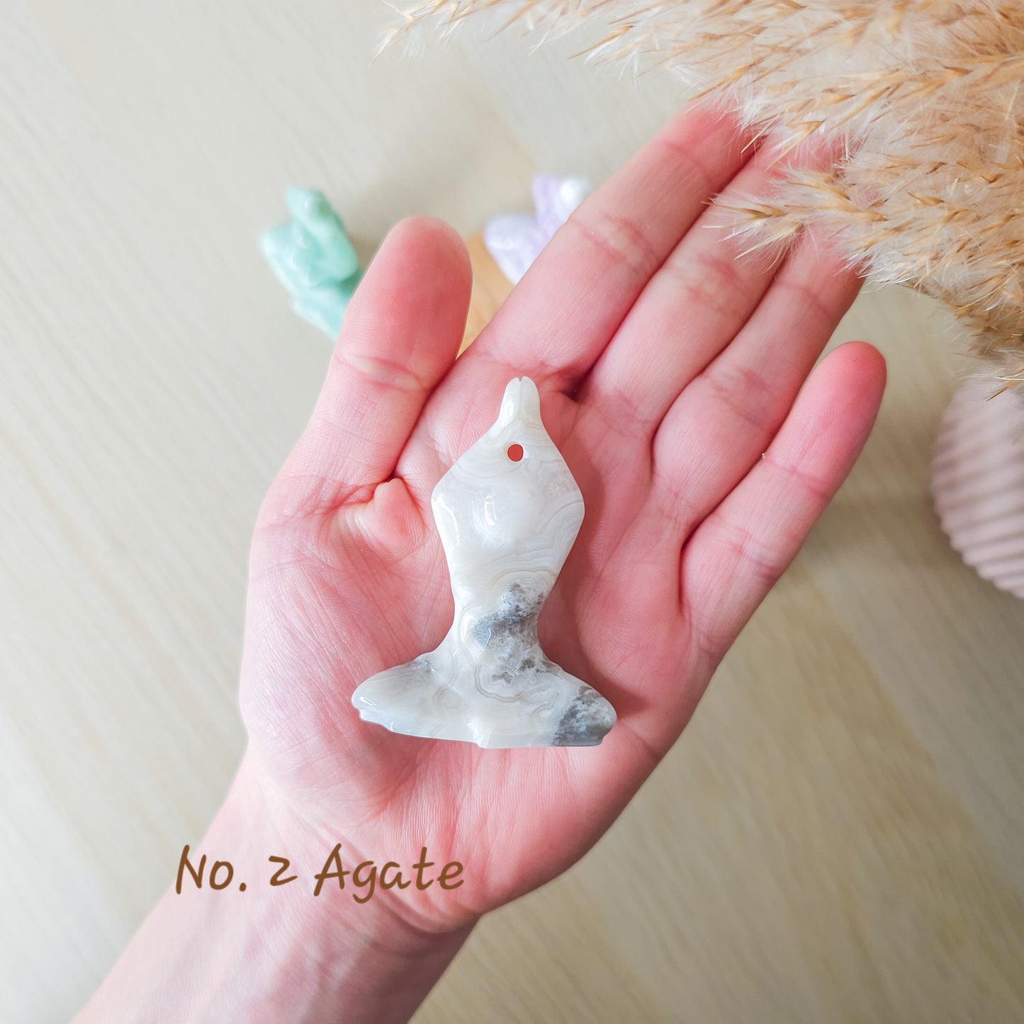 Crystal Yoga Goddess Carving