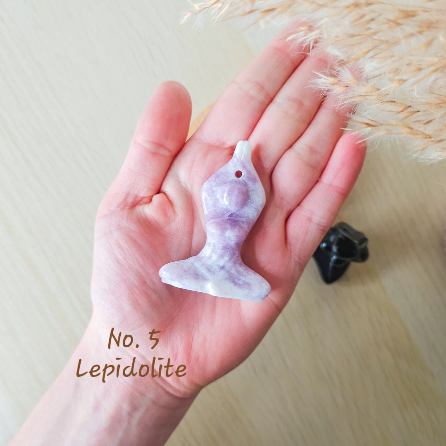 Crystal Yoga Goddess Carving