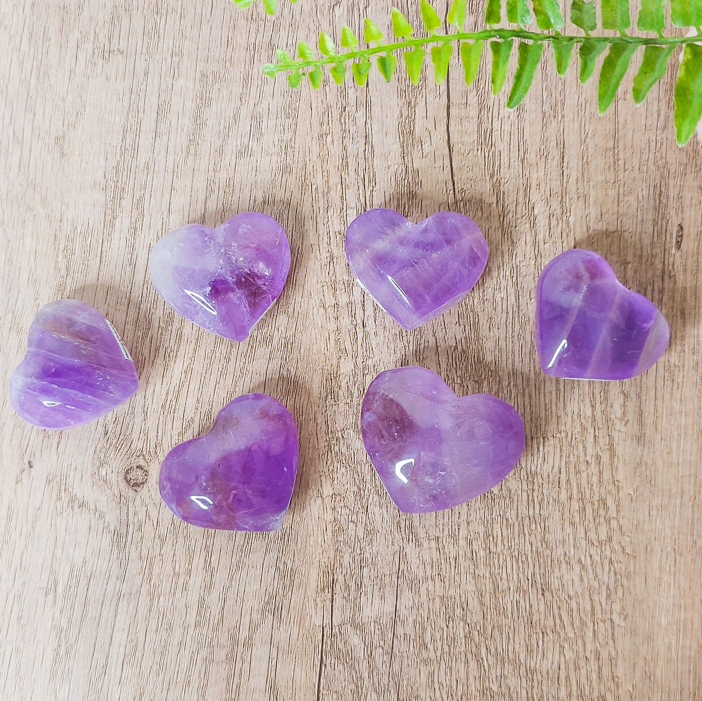 Amethyst Heart Carving