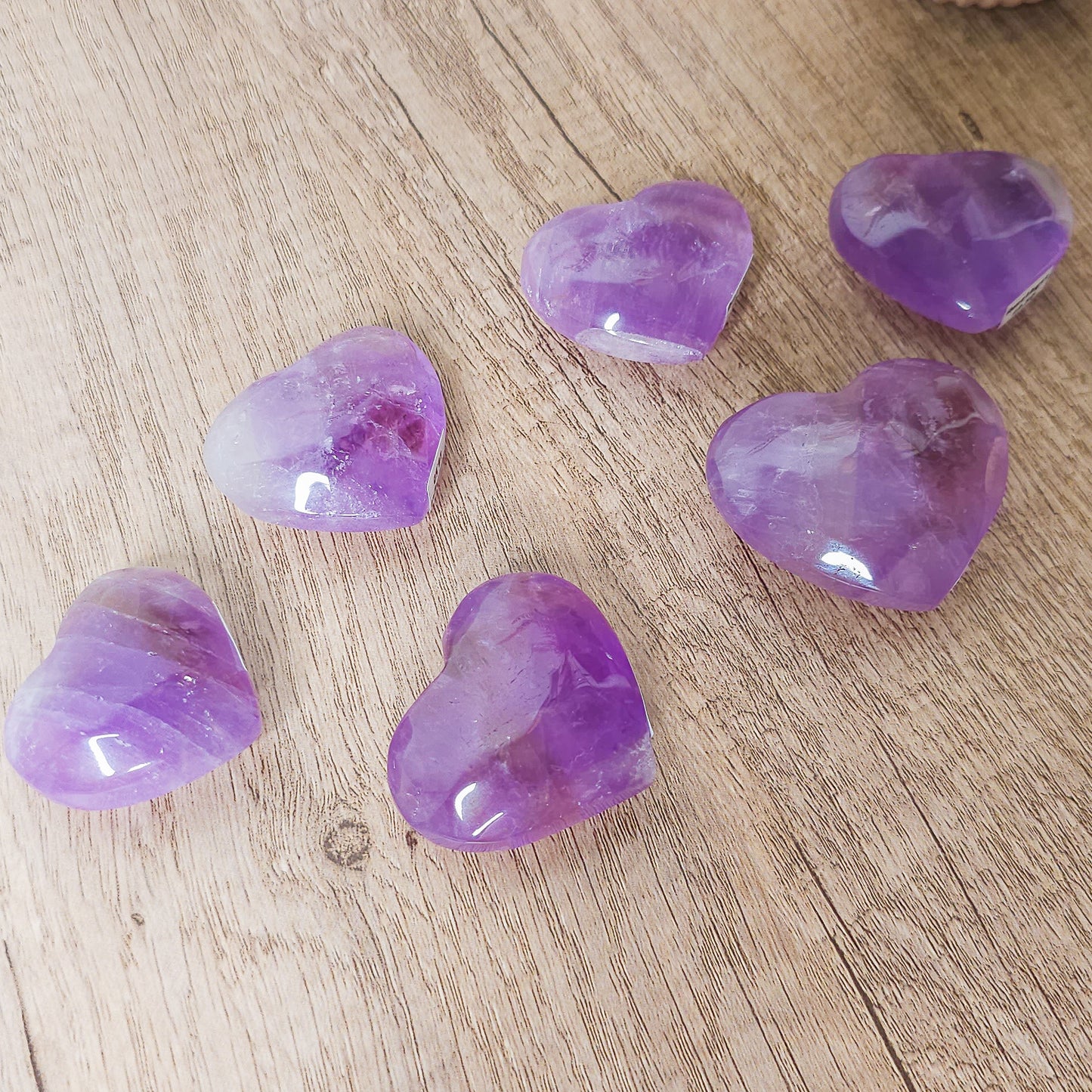 Amethyst Heart Carving